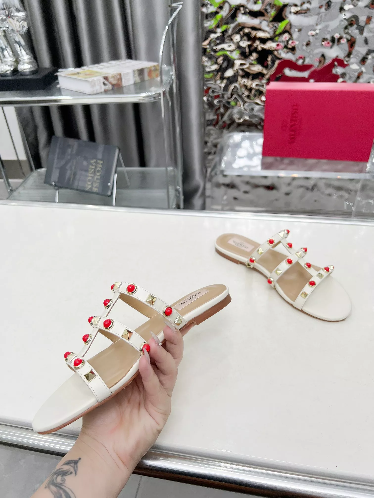 Valentino Slippers For Women Bright 1122
