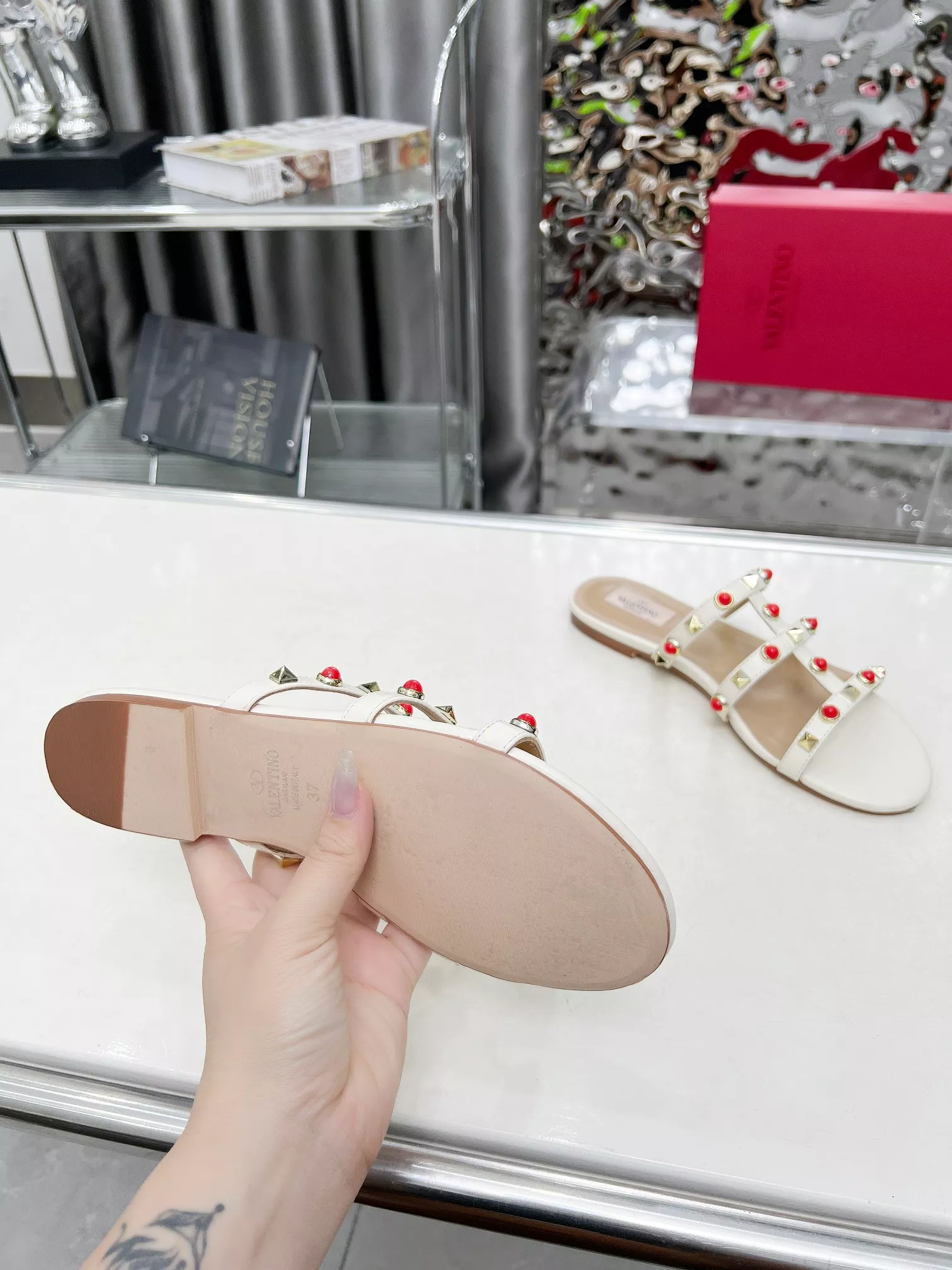 Valentino Slippers For Women Bright 1122