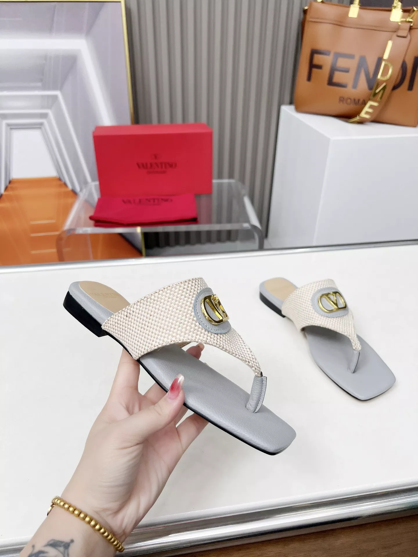 Valentino Slippers For Women Bright 3841