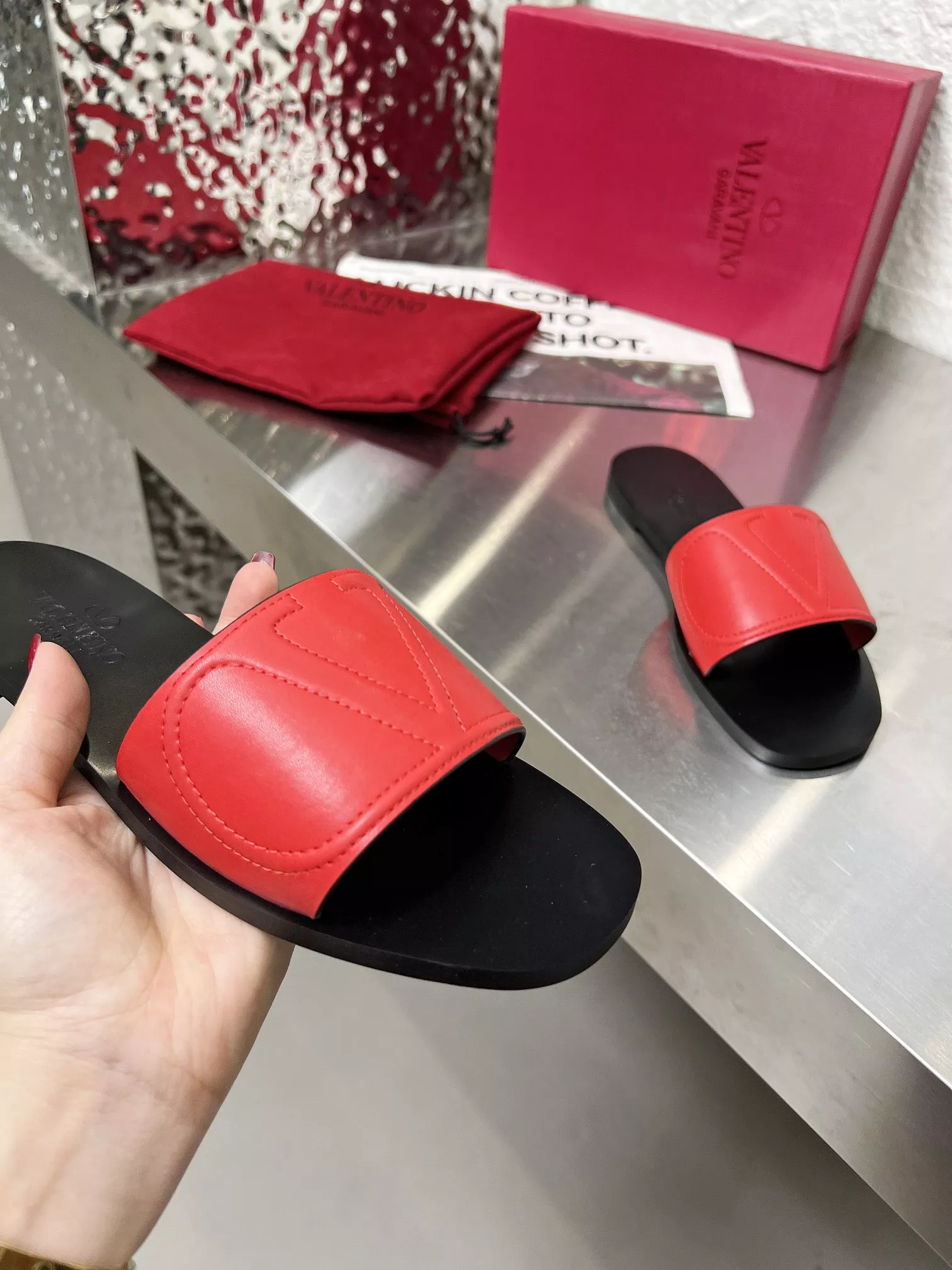 Valentino Slippers For Women Comfortable 6957