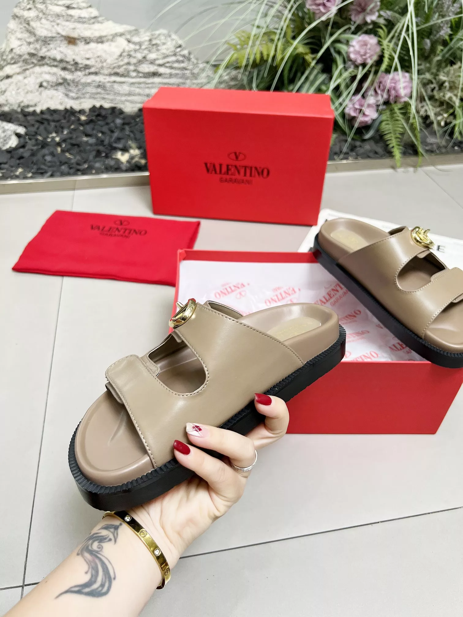 Valentino Slippers For Women Durable 2012