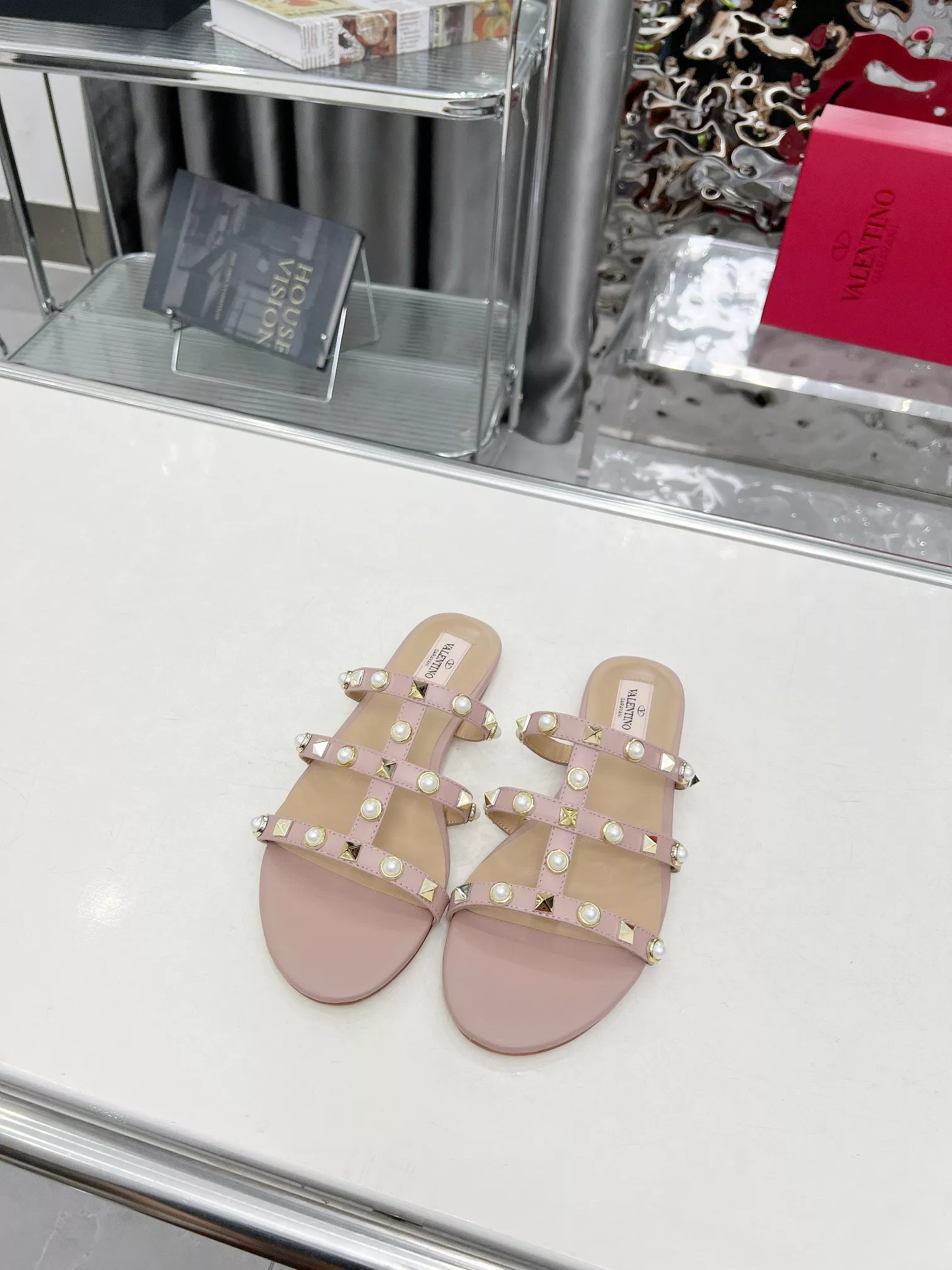 Valentino Slippers For Women Fashionable 9266