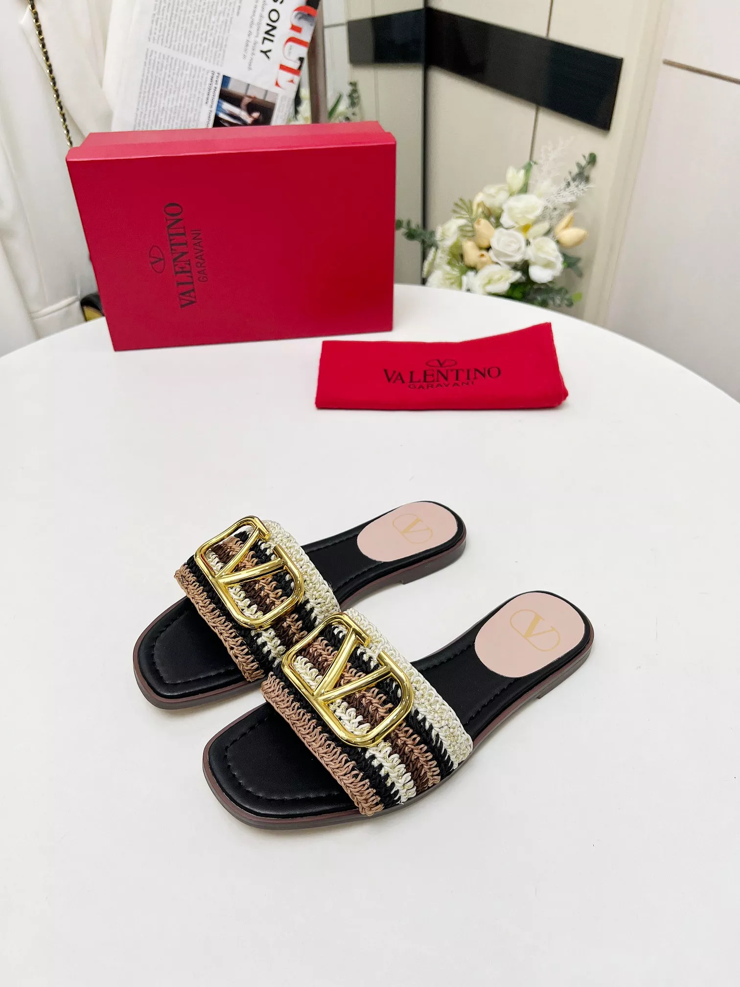 Valentino Slippers For Women Refined 8291