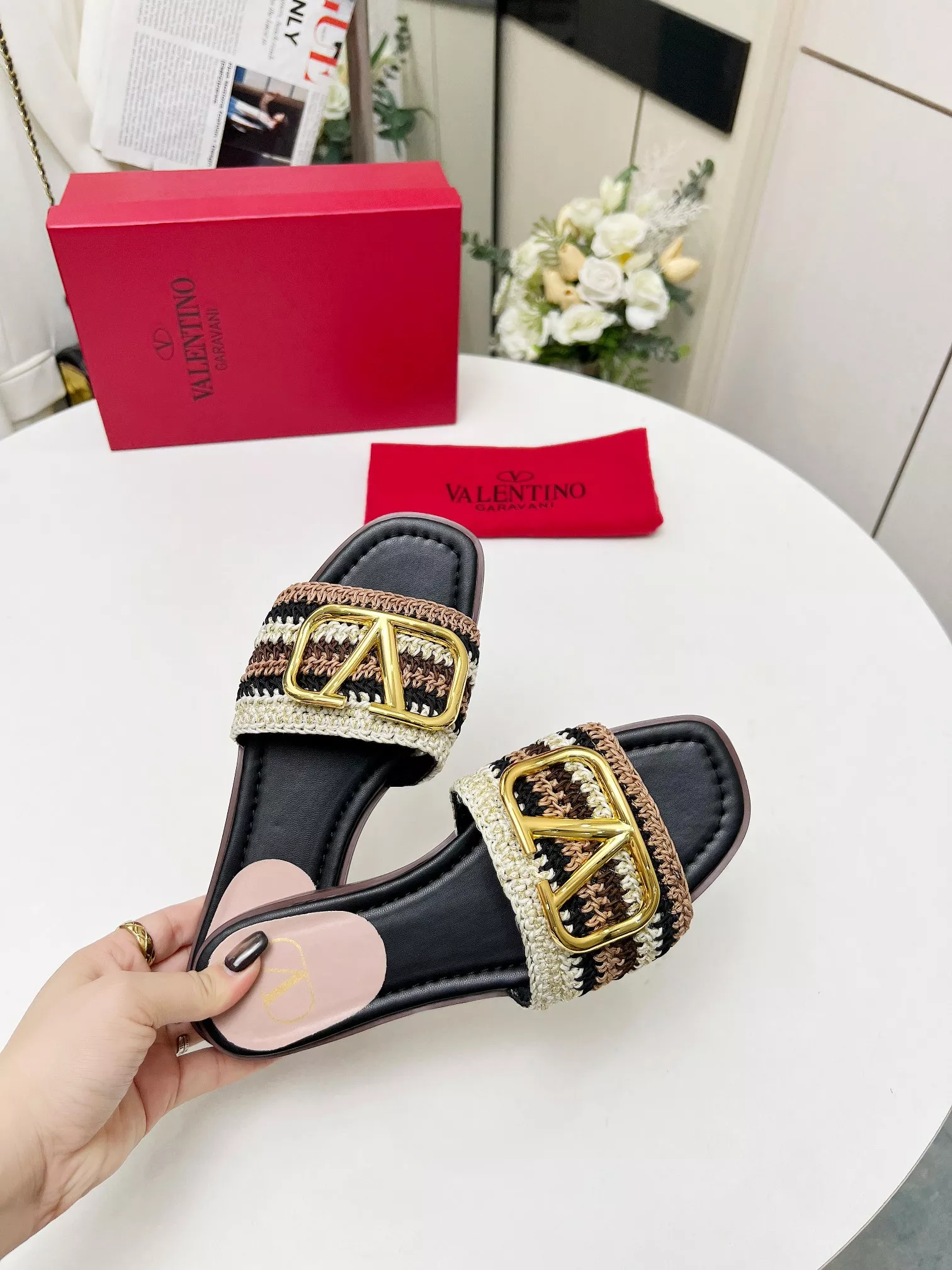 Valentino Slippers For Women Refined 8291