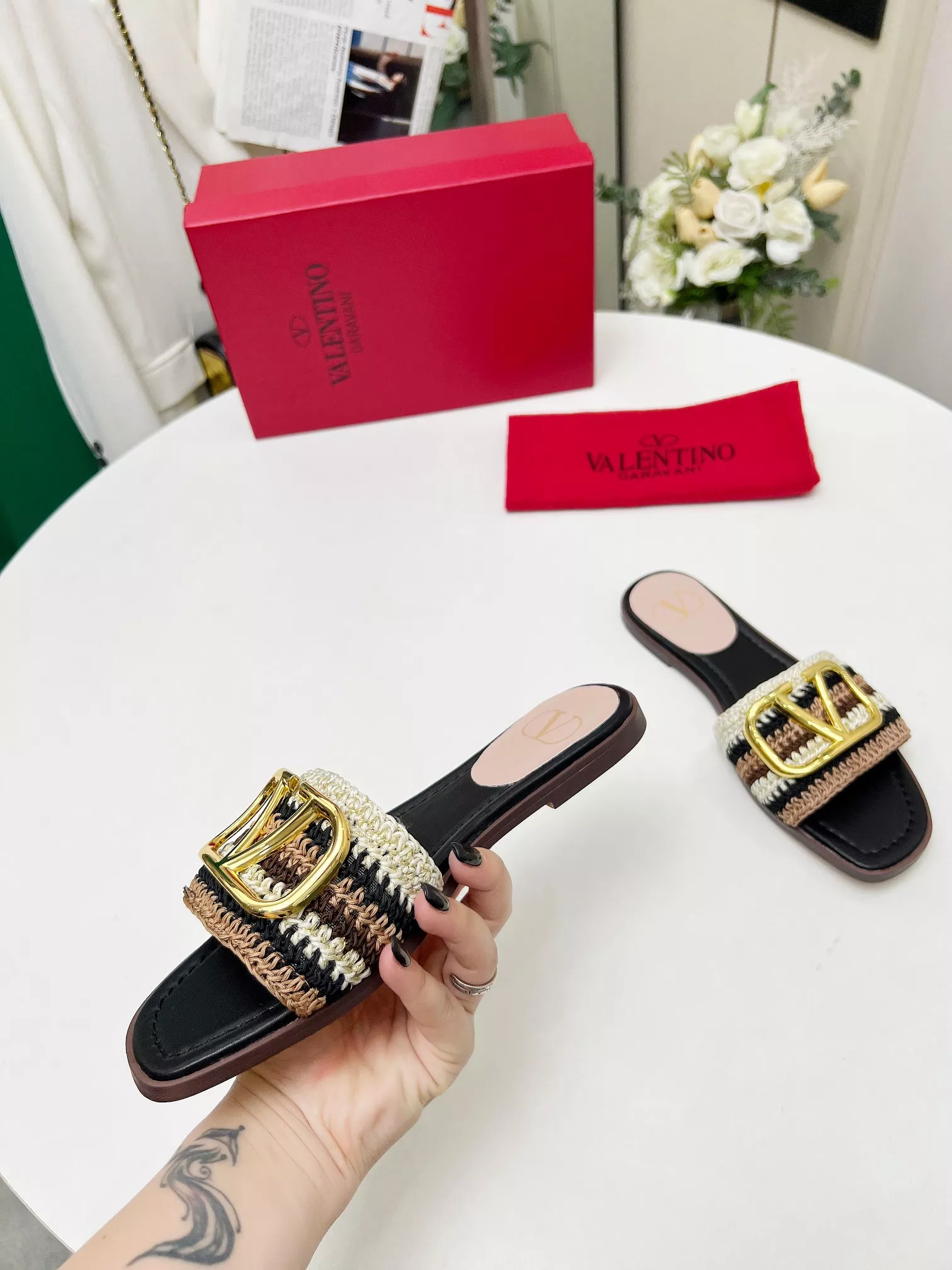 Valentino Slippers For Women Refined 8291