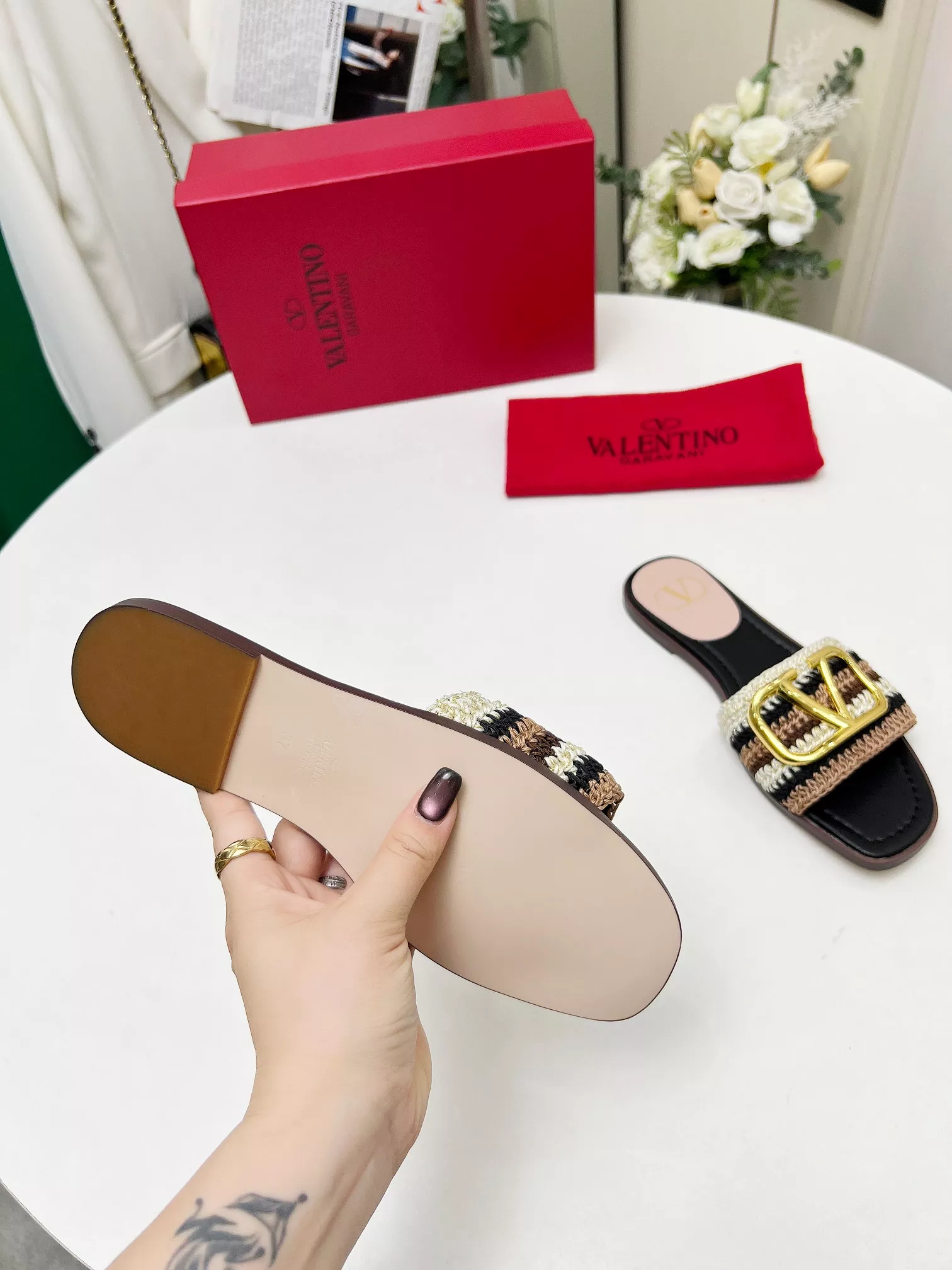 Valentino Slippers For Women Refined 8291