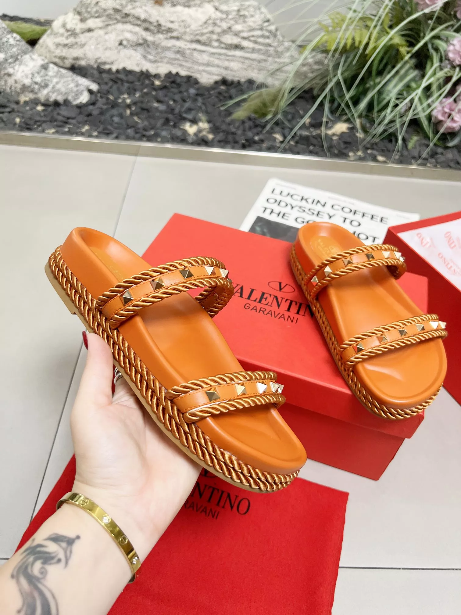 Valentino Slippers For Women Stylish 705