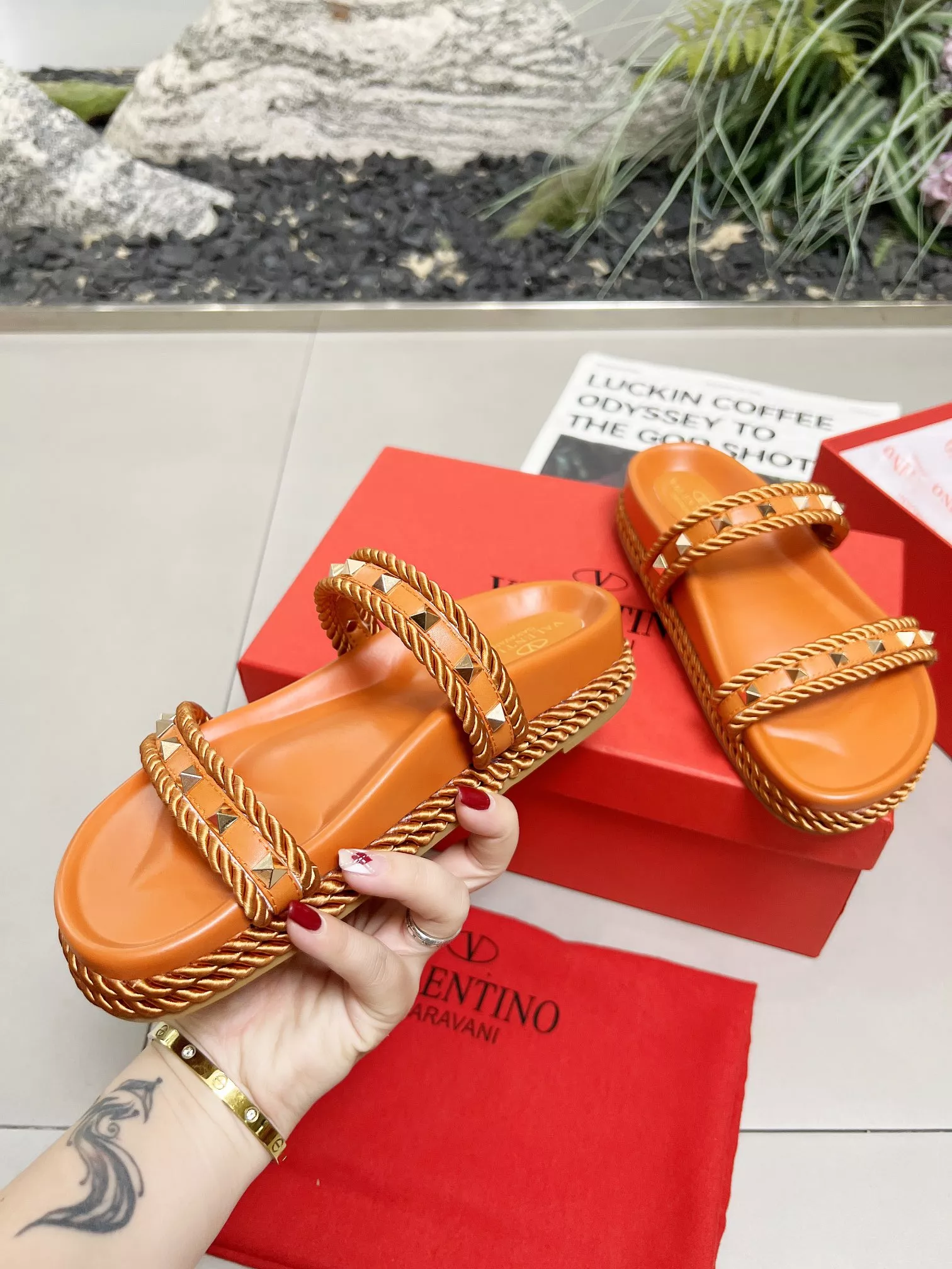 Valentino Slippers For Women Stylish 705