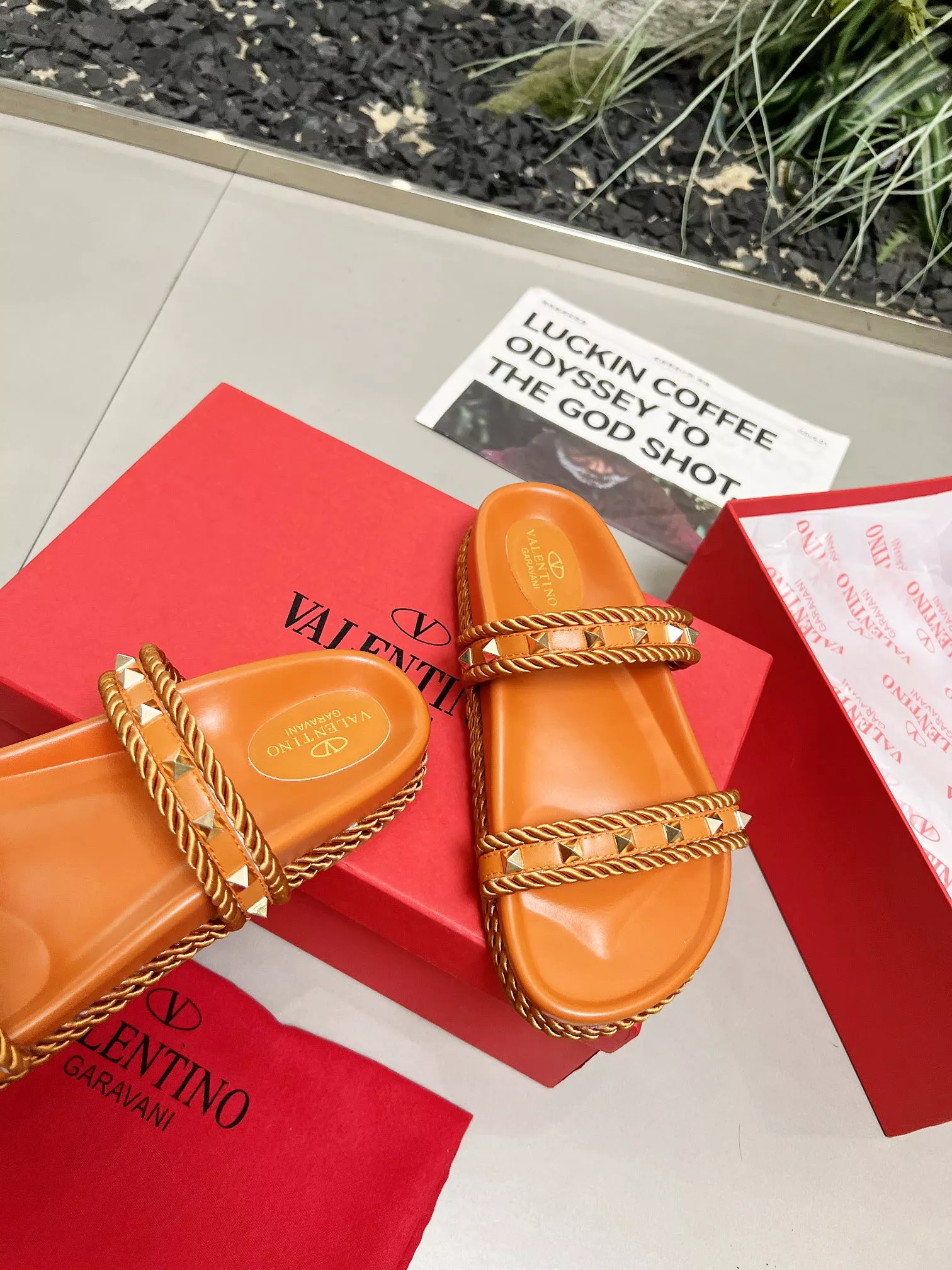 Valentino Slippers For Women Stylish 705