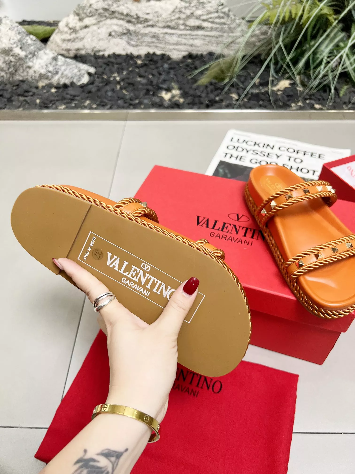 Valentino Slippers For Women Stylish 705