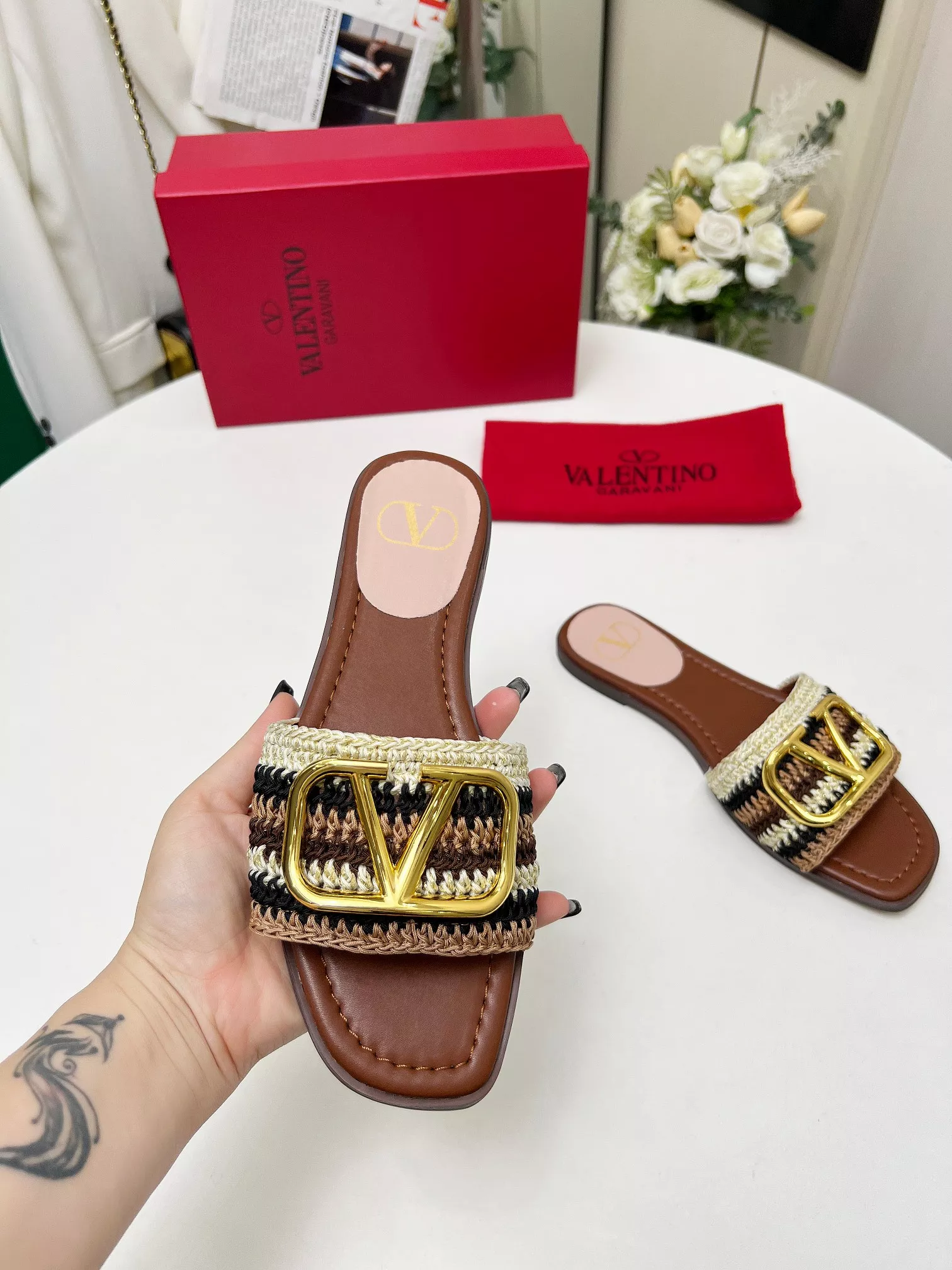 Valentino Slippers For Women Timeless 3335