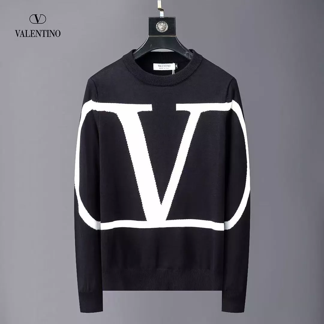Valentino Sweaters Long Sleeved For Men Minimalist 4905