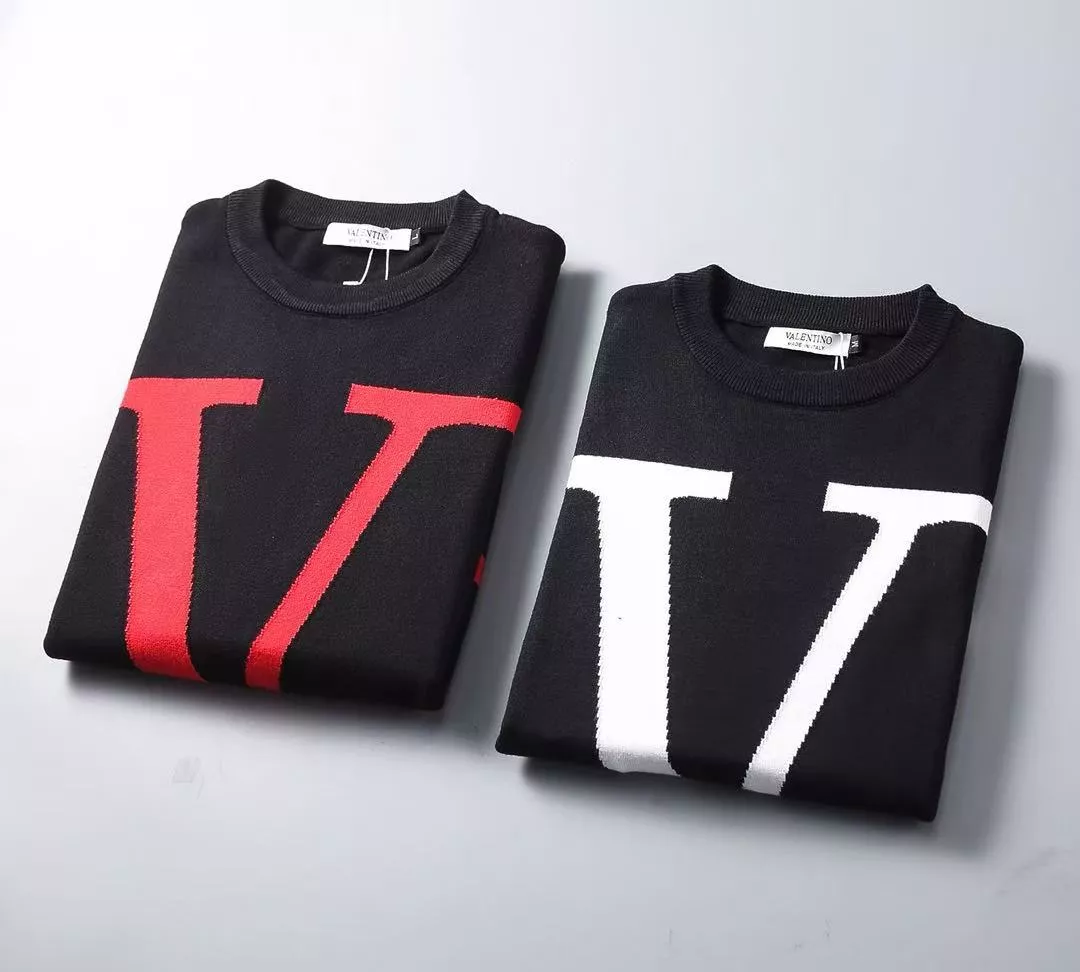 Valentino Sweaters Long Sleeved For Men Minimalist 4905