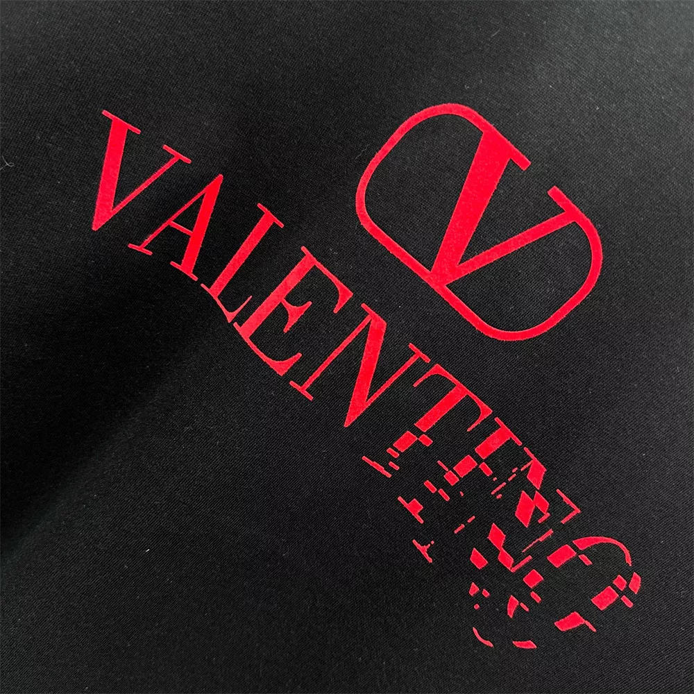 Valentino T-Shirts Short Sleeved For Unisex Durable 3914