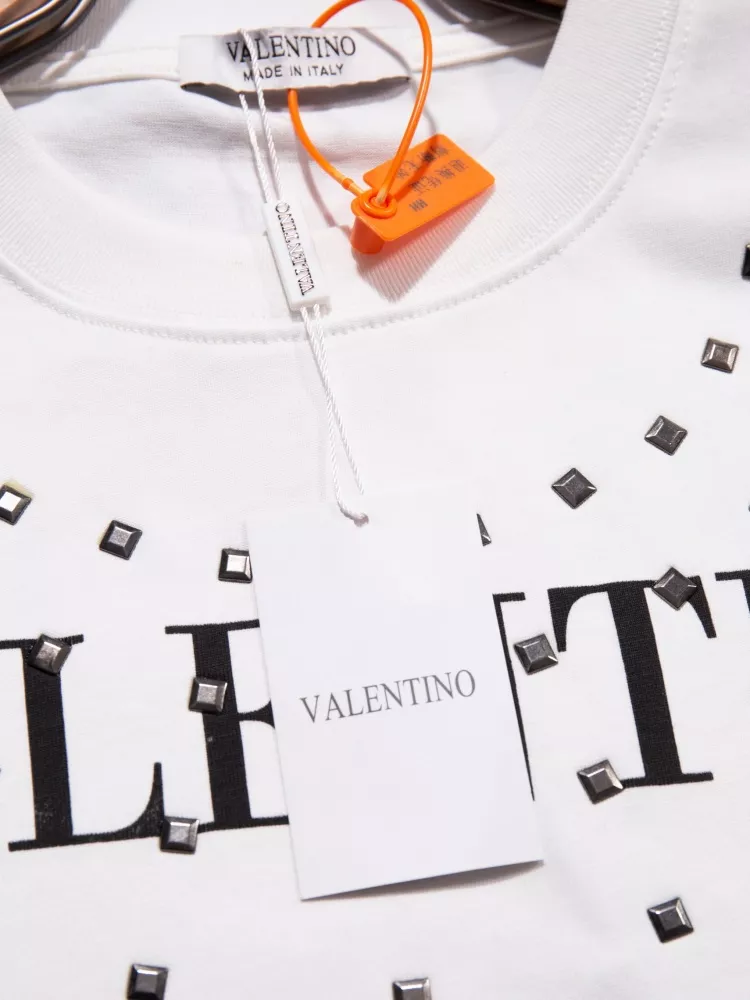 Valentino T-Shirts Short Sleeved For Unisex EasyMatch 1407