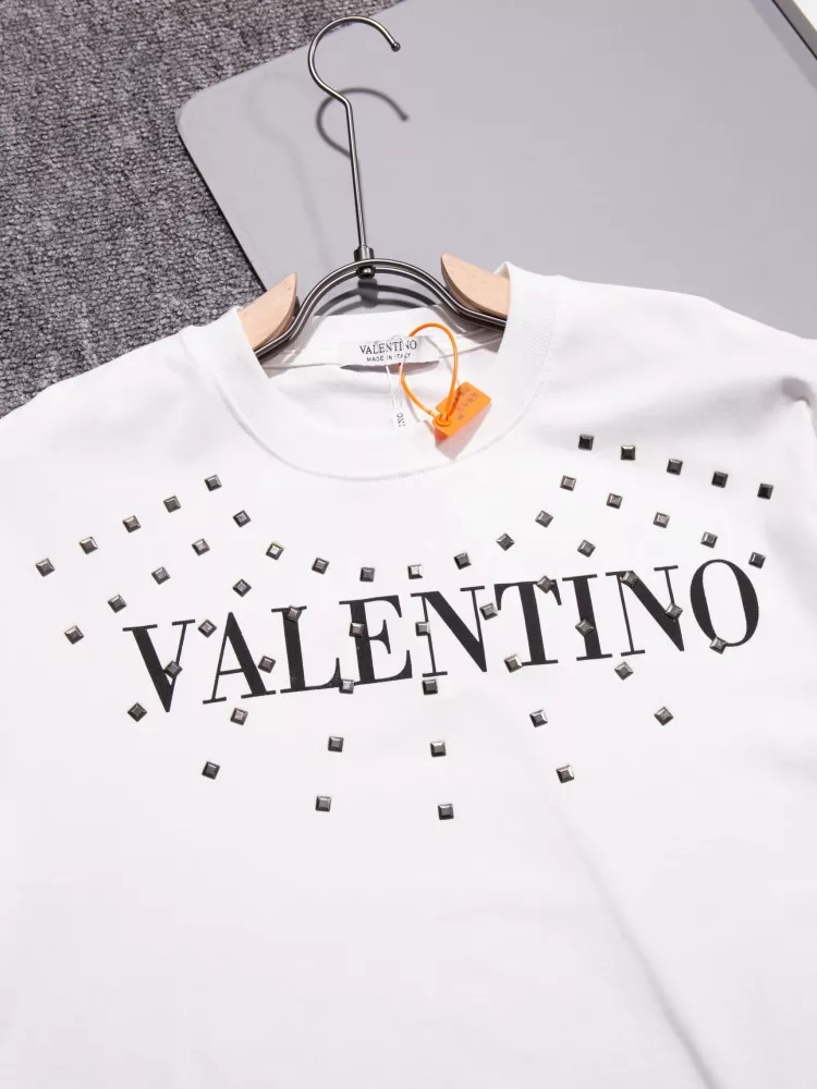 Valentino T-Shirts Short Sleeved For Unisex EasyMatch 1407