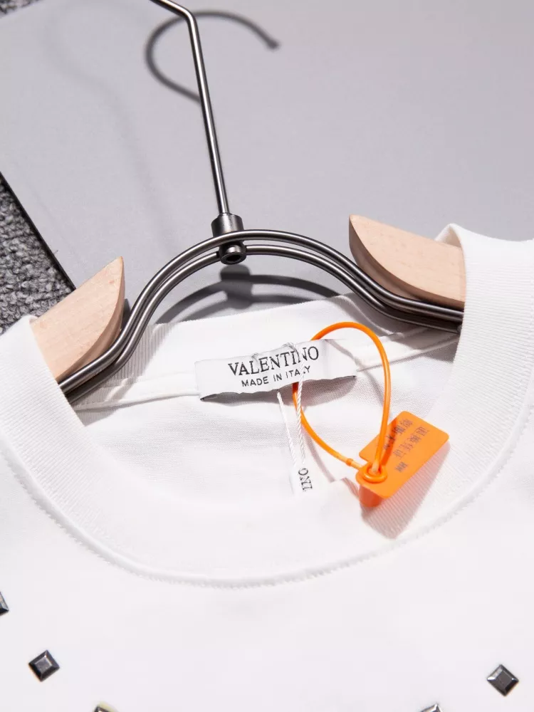 Valentino T-Shirts Short Sleeved For Unisex EasyMatch 1407