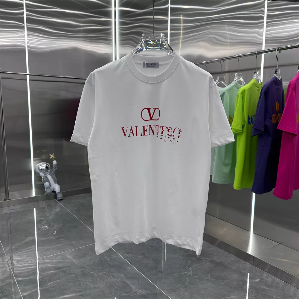 Valentino T-Shirts Short Sleeved For Unisex Fashionable 3768
