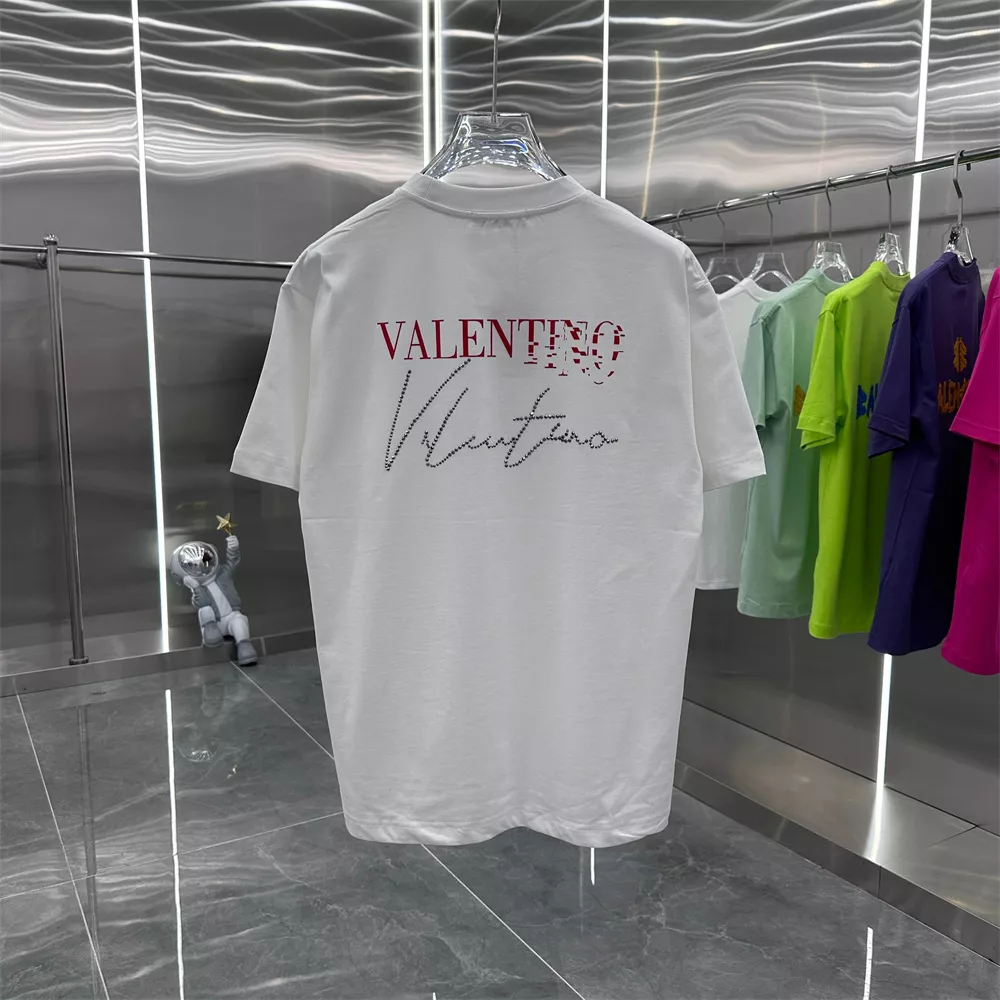 Valentino T-Shirts Short Sleeved For Unisex Fashionable 3768