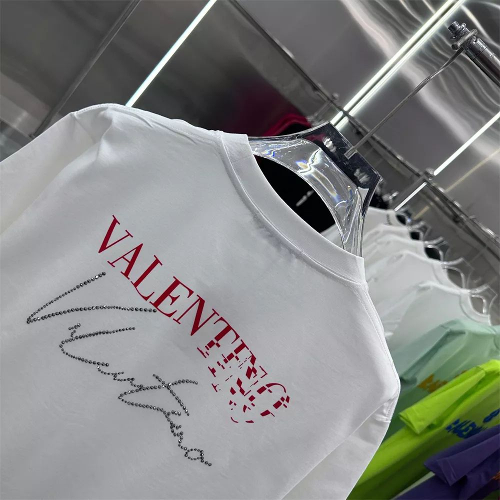 Valentino T-Shirts Short Sleeved For Unisex Fashionable 3768
