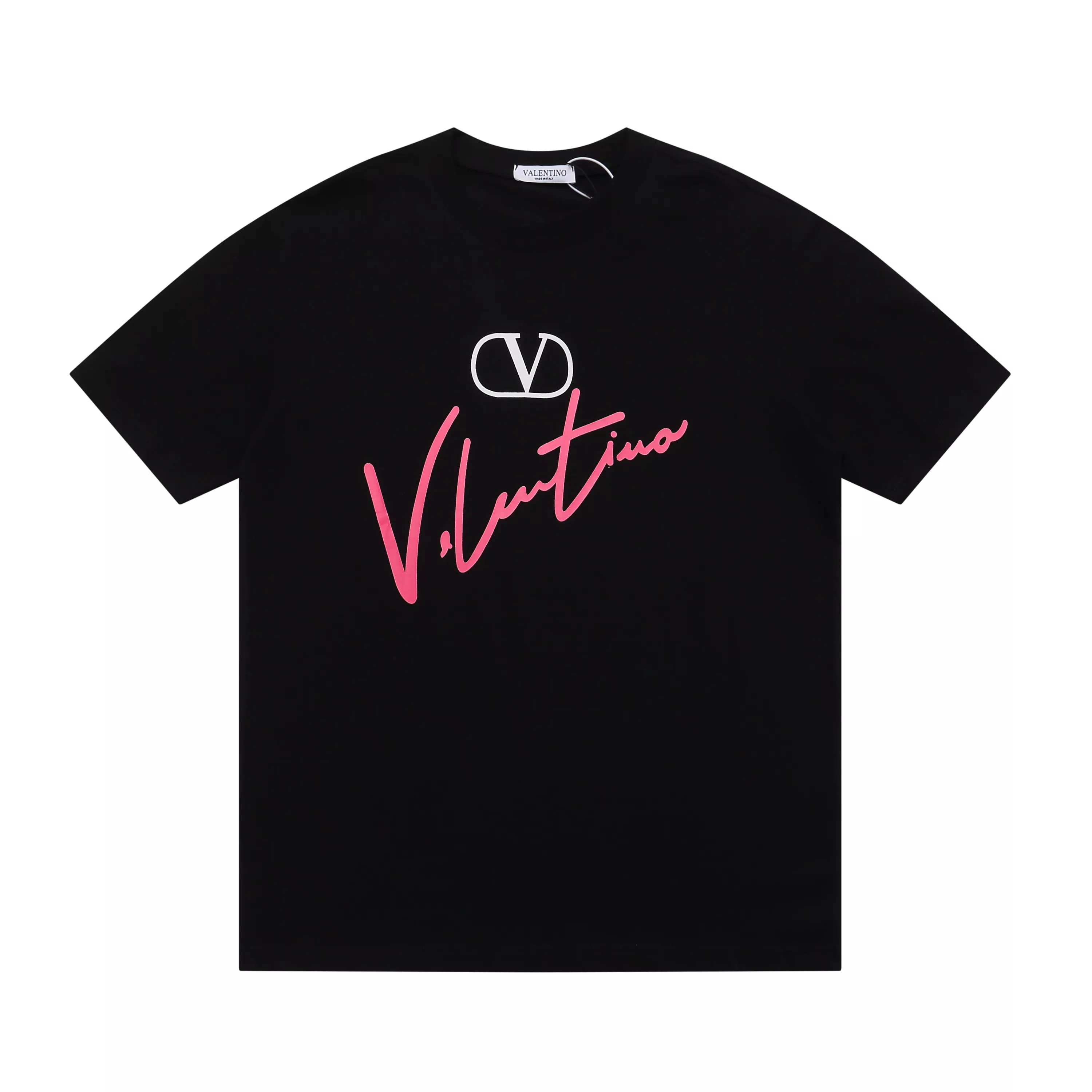 Valentino T-Shirts Short Sleeved For Unisex Refined 3361