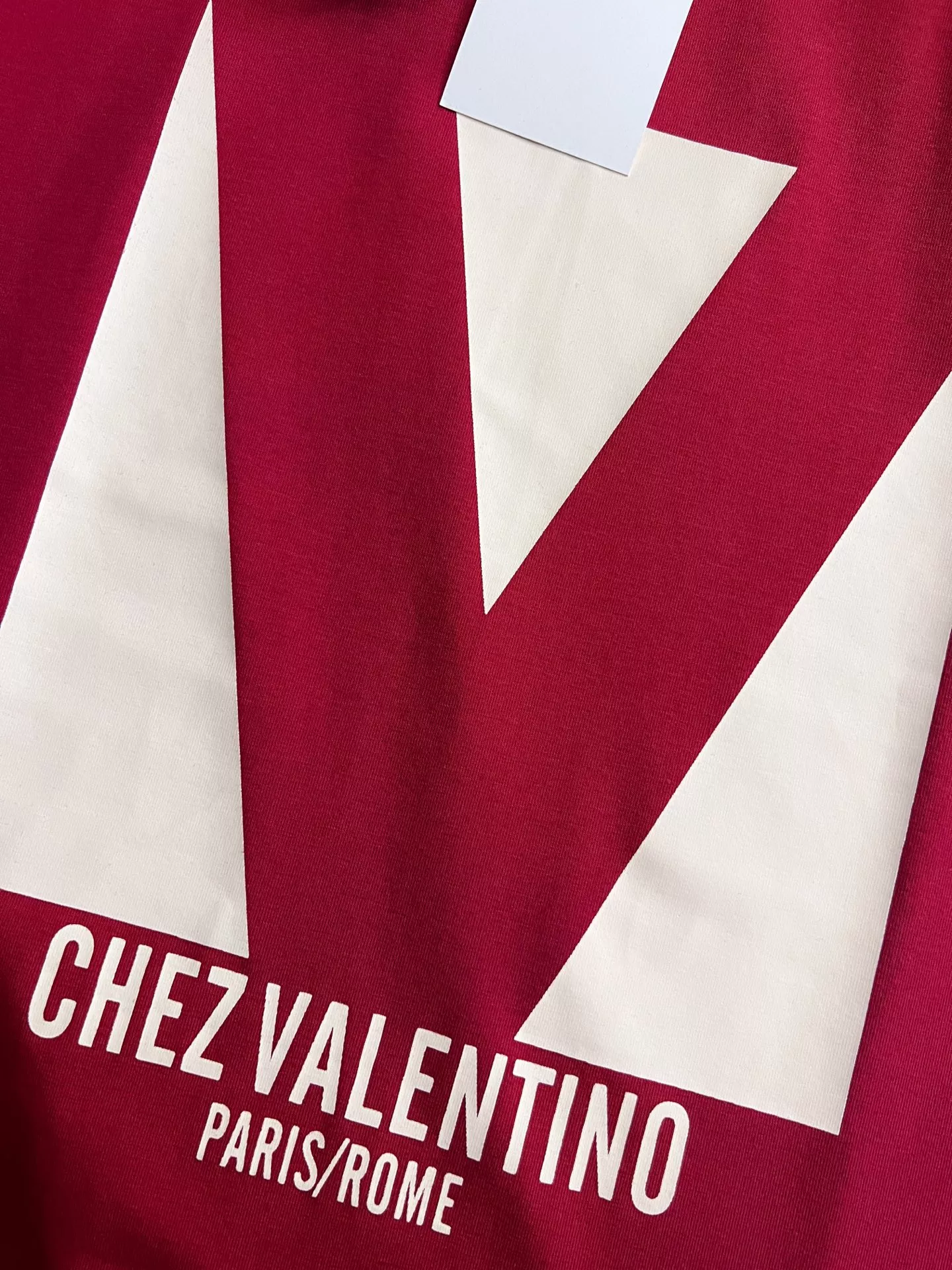 Valentino T-Shirts Short Sleeved For Unisex Refined 5700