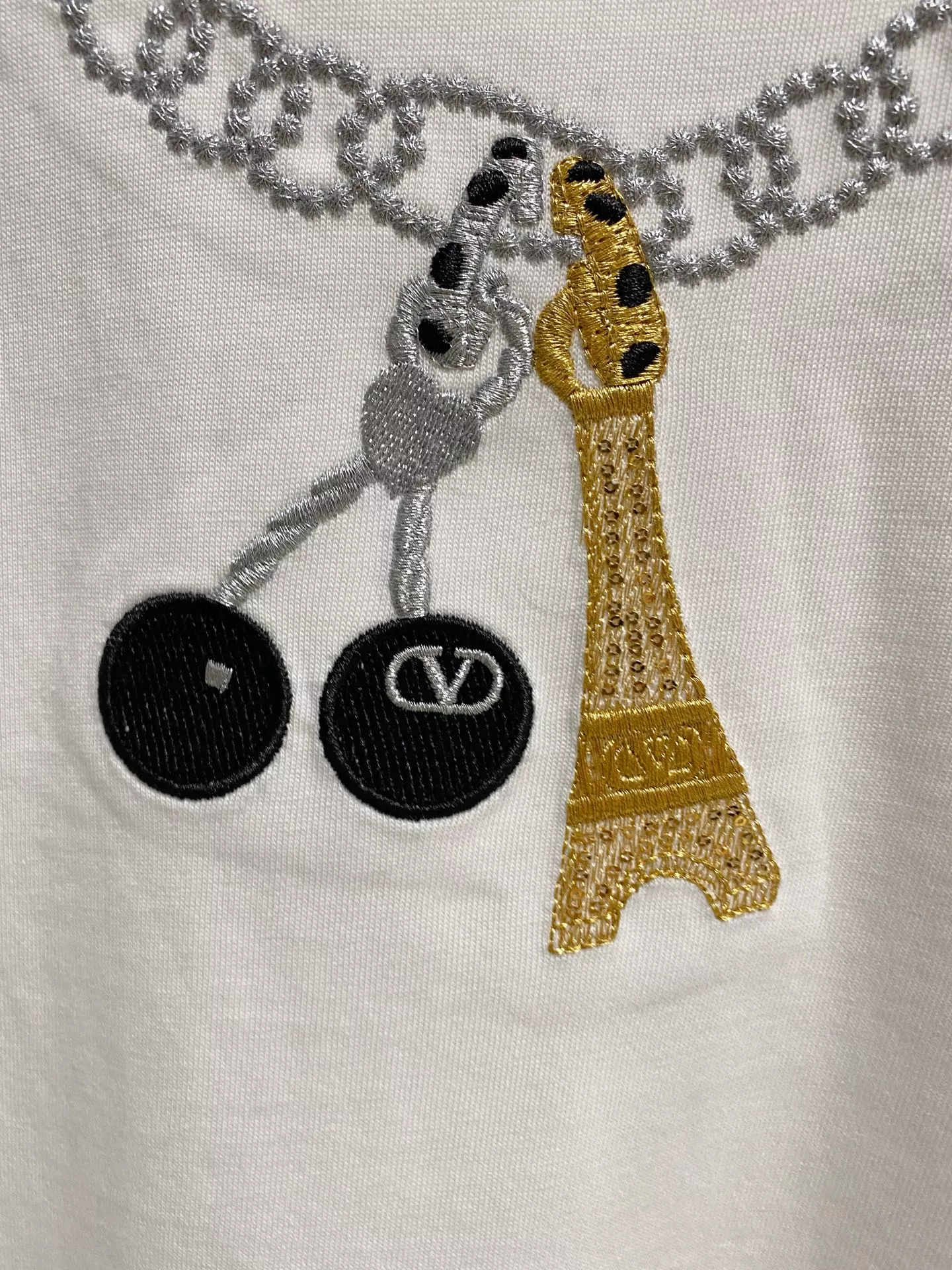 Valentino T-Shirts Short Sleeved For Unisex Versatile 4368