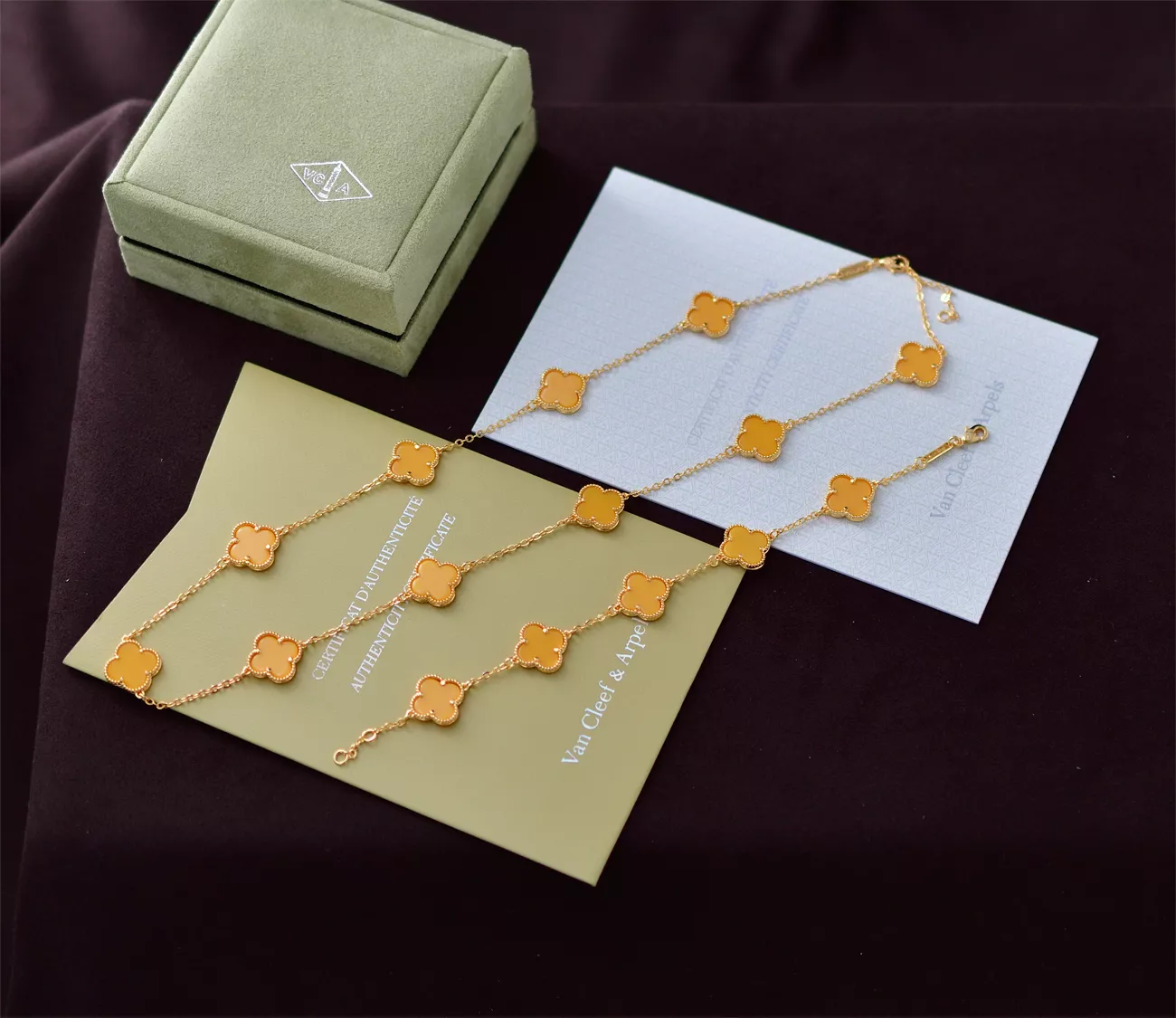 Van Cleef & Arpels Jewelry Set For Women Reliable 5367