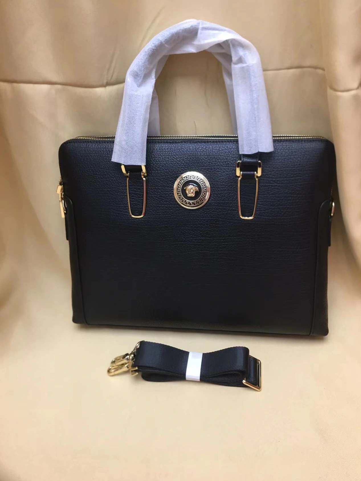 Versace AAA Man Handbags Flexible 4596