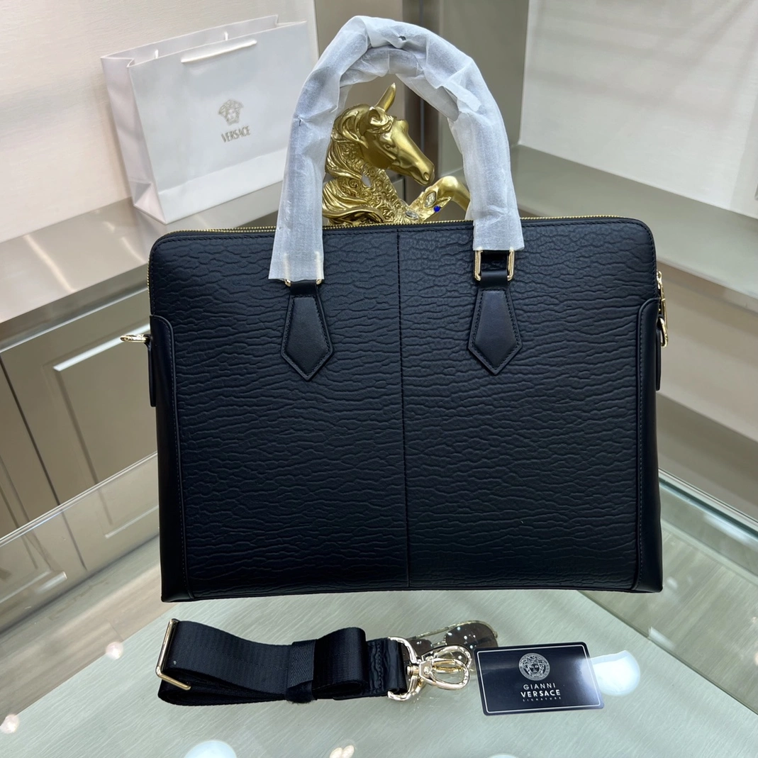 Versace AAA Man Handbags Sleek 3450