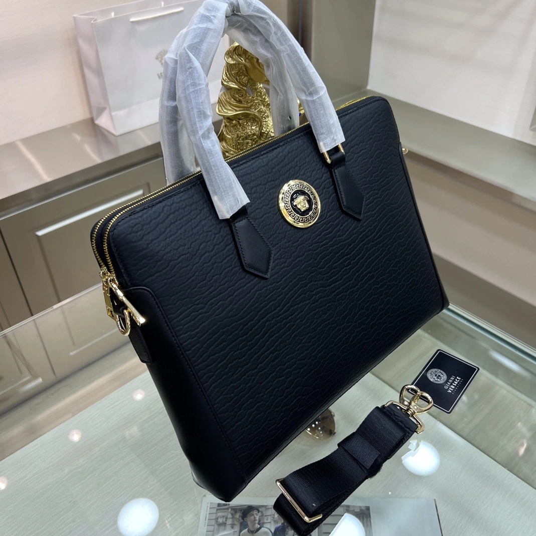 Versace AAA Man Handbags Sleek 3450