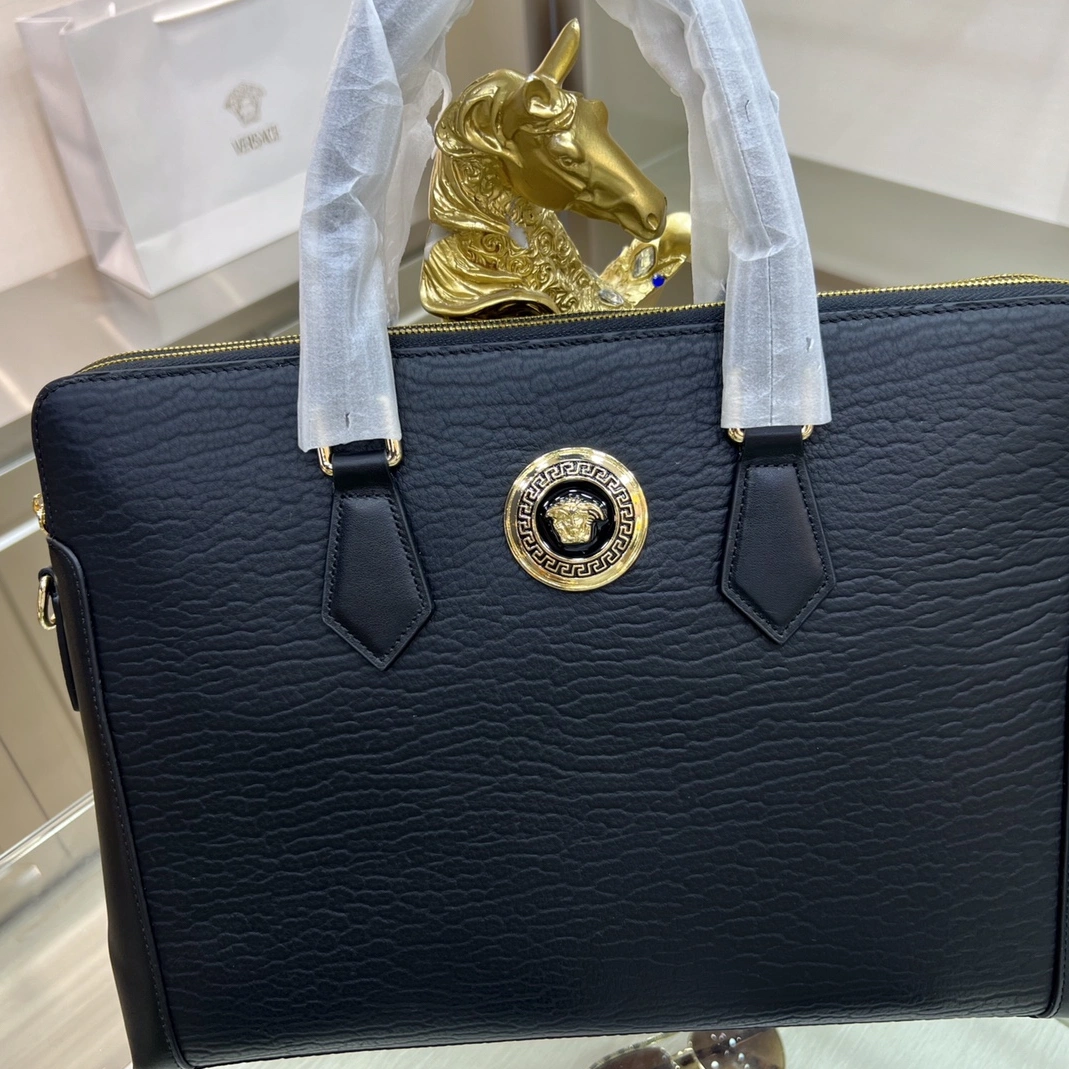 Versace AAA Man Handbags Sleek 3450