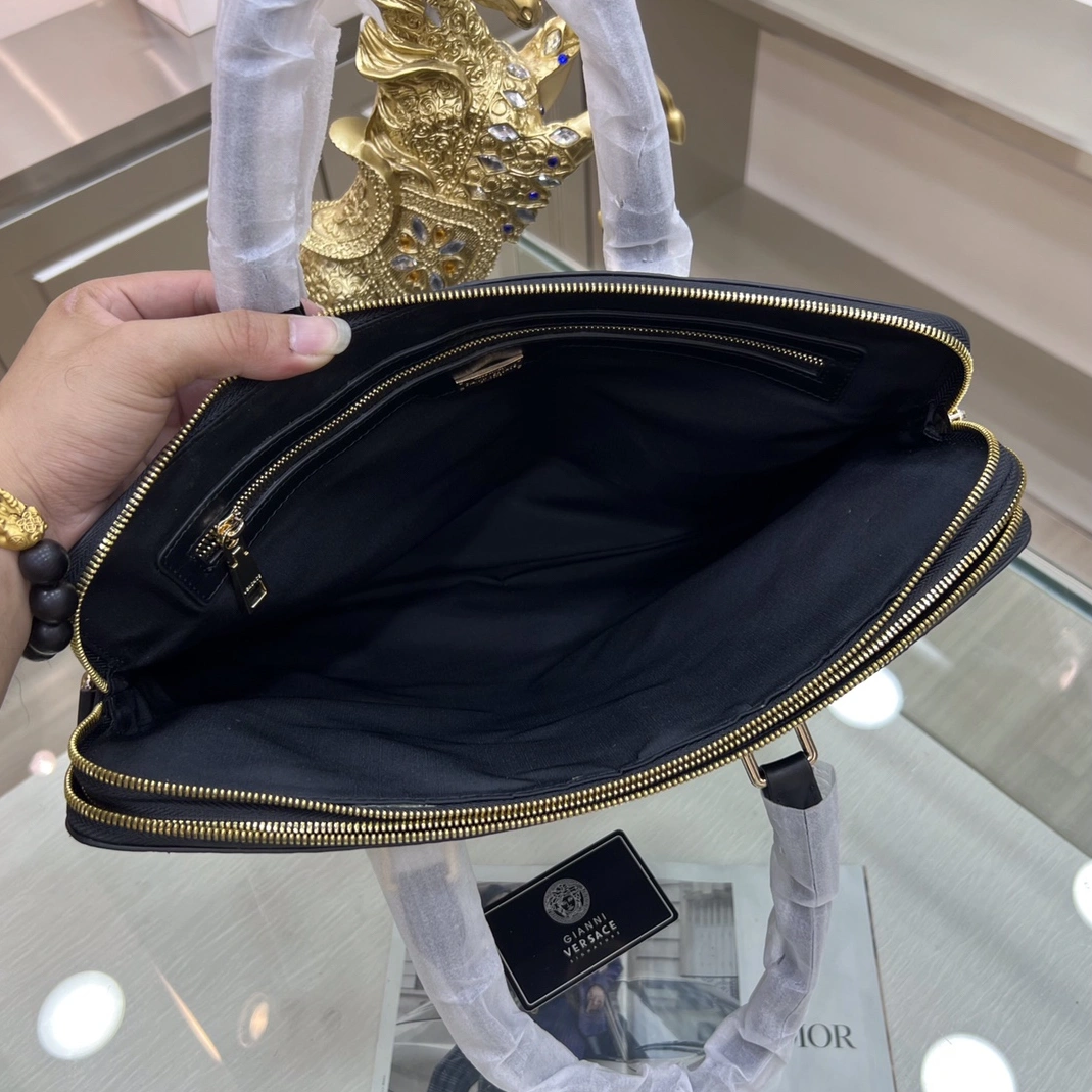 Versace AAA Man Handbags Sleek 3450