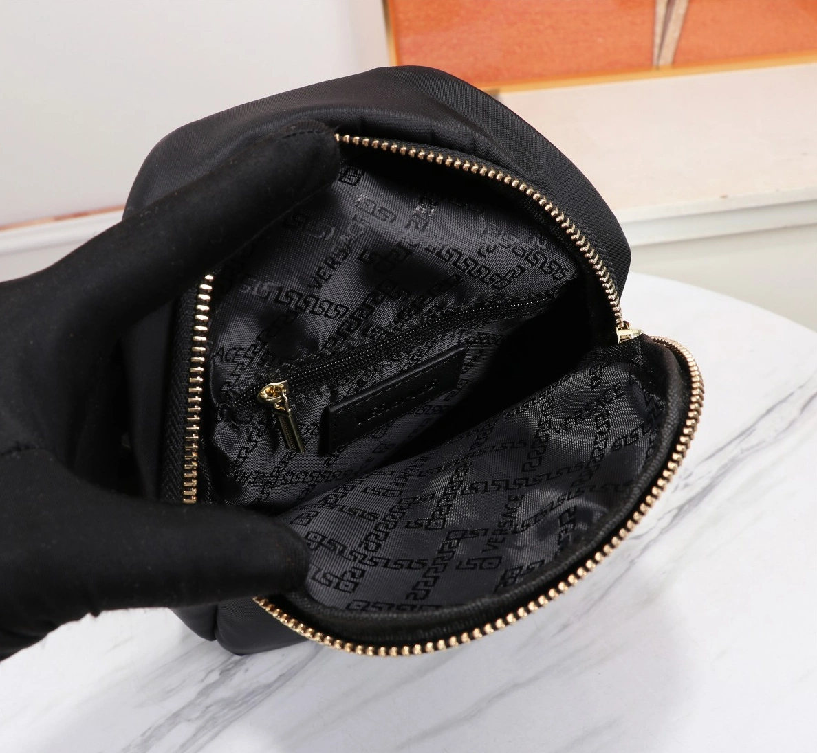 Versace AAA Man Messenger Bags Compact 9977