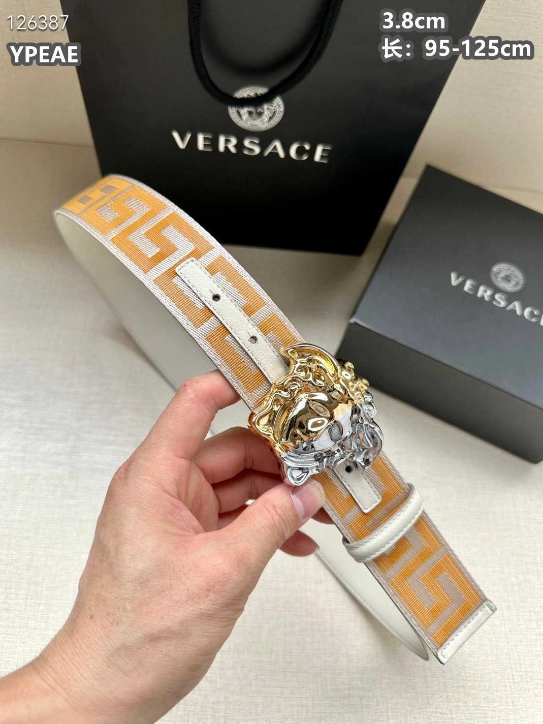 Versace AAA Quality Belts For Men Comfortable 852