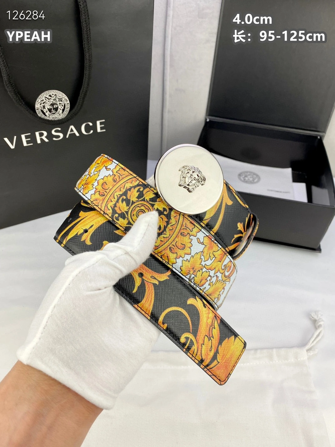 Versace AAA Quality Belts For Men Cozy 4423