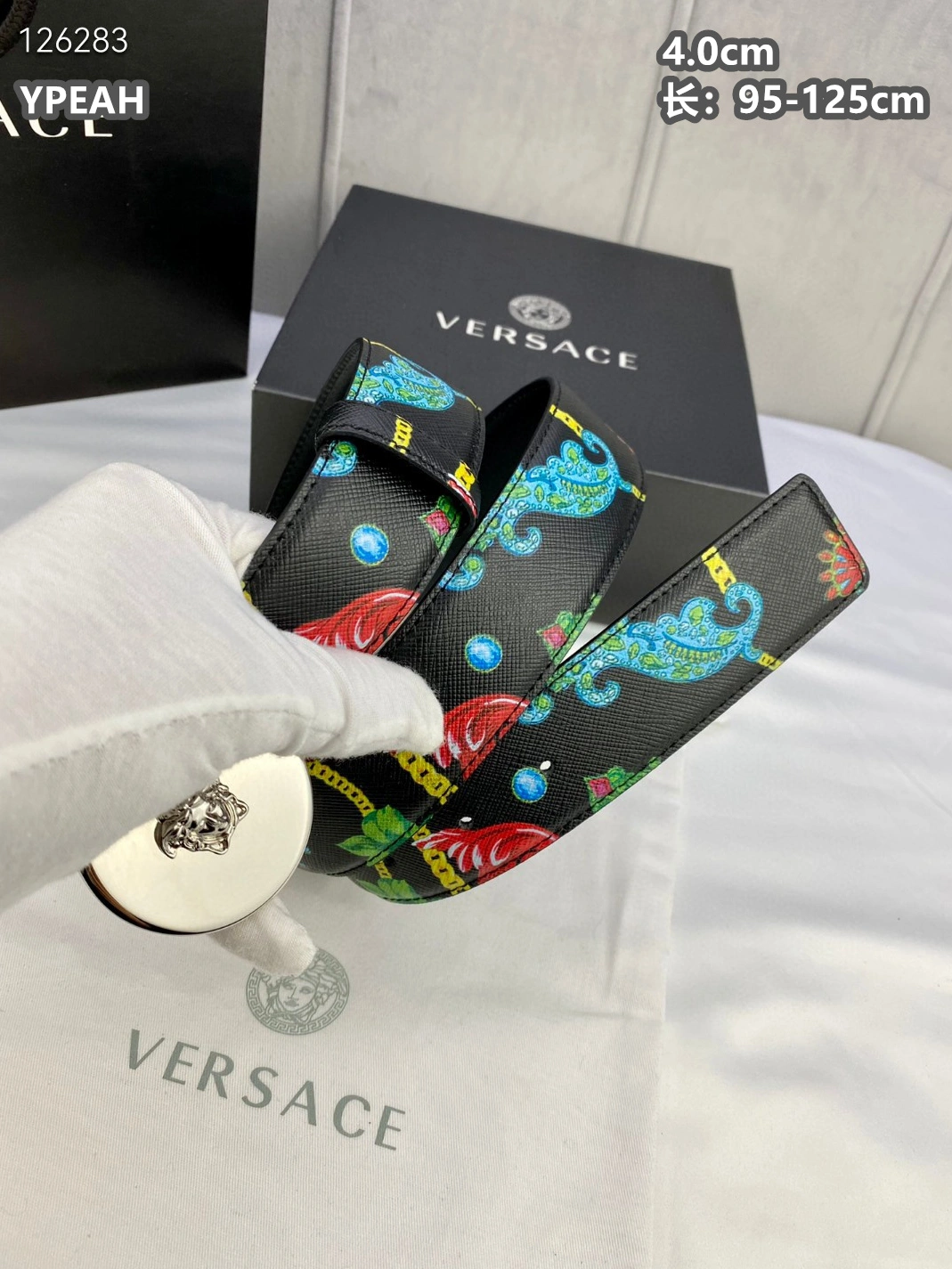 Versace AAA Quality Belts For Men Sleek 9478