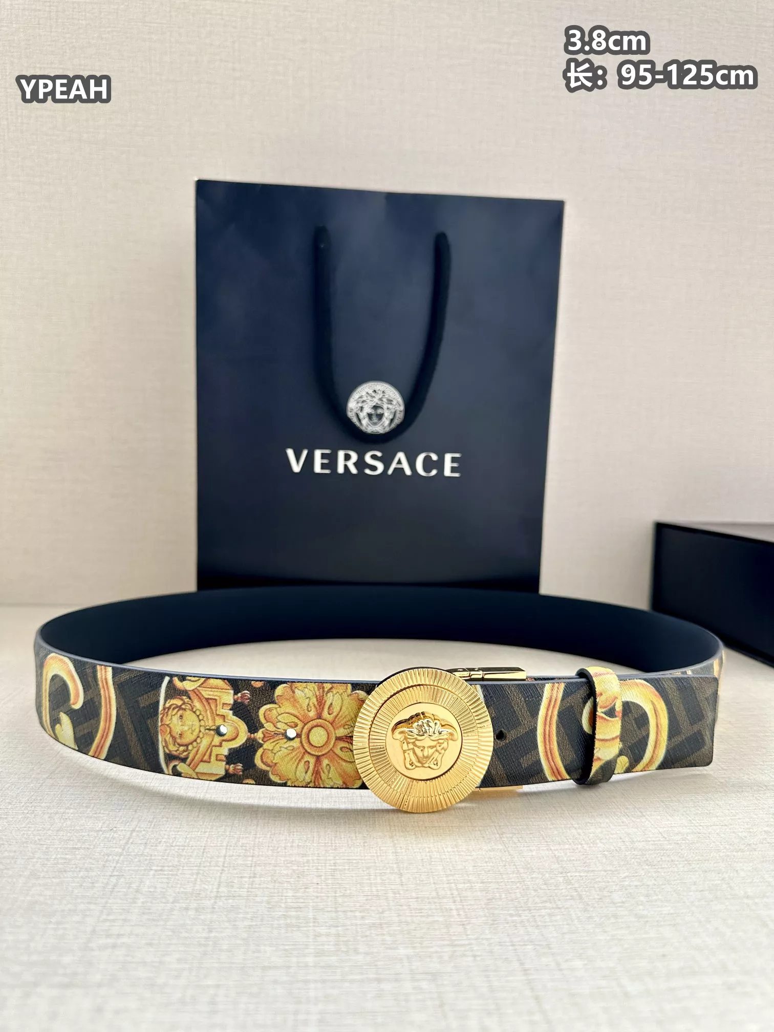 Versace AAA Quality Belts For Men Vibrant 618