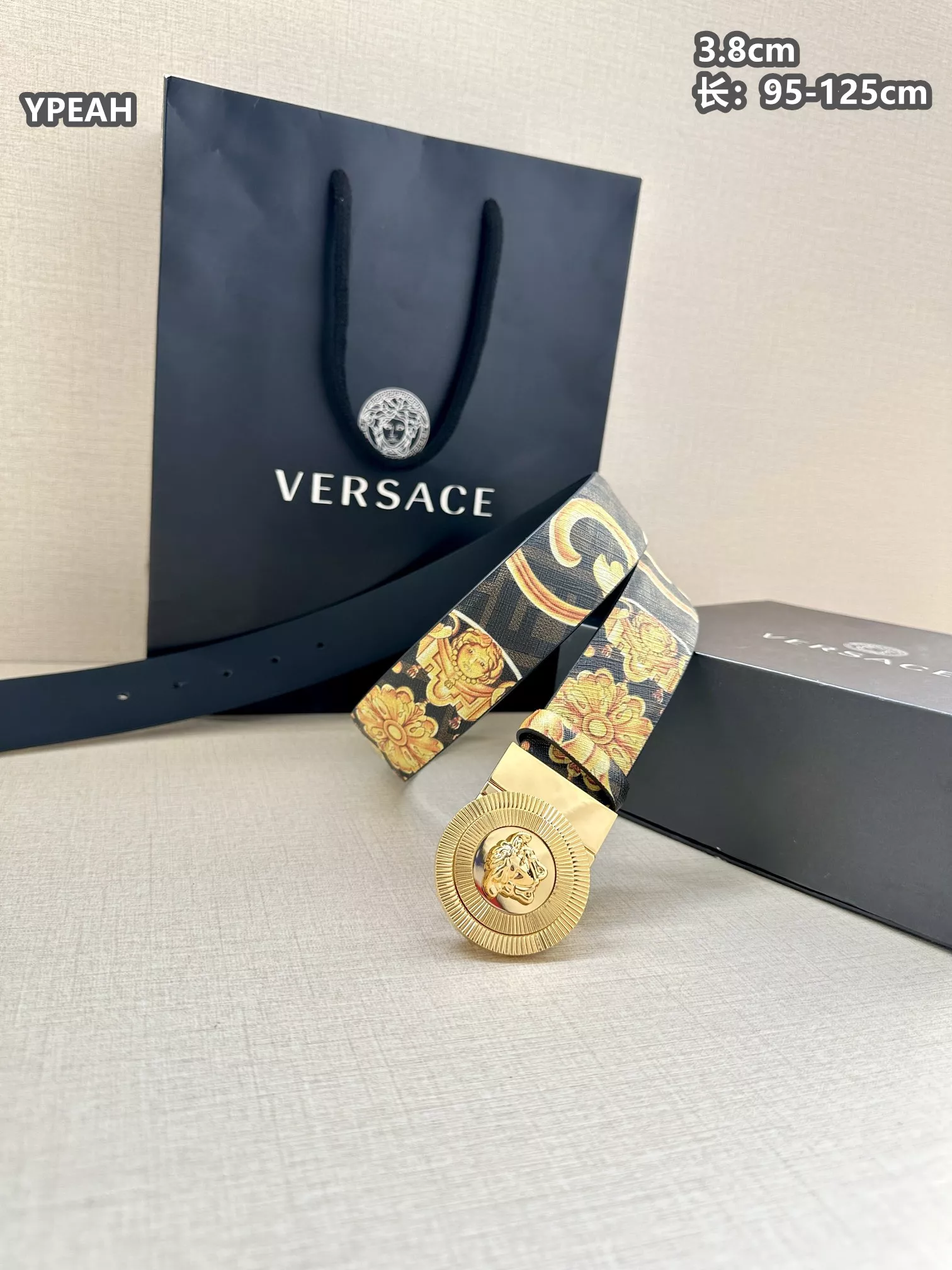 Versace AAA Quality Belts For Men Vibrant 618