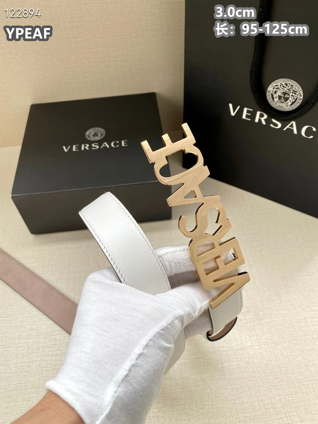 Versace AAA Quality Belts For Unisex Breathable 7199