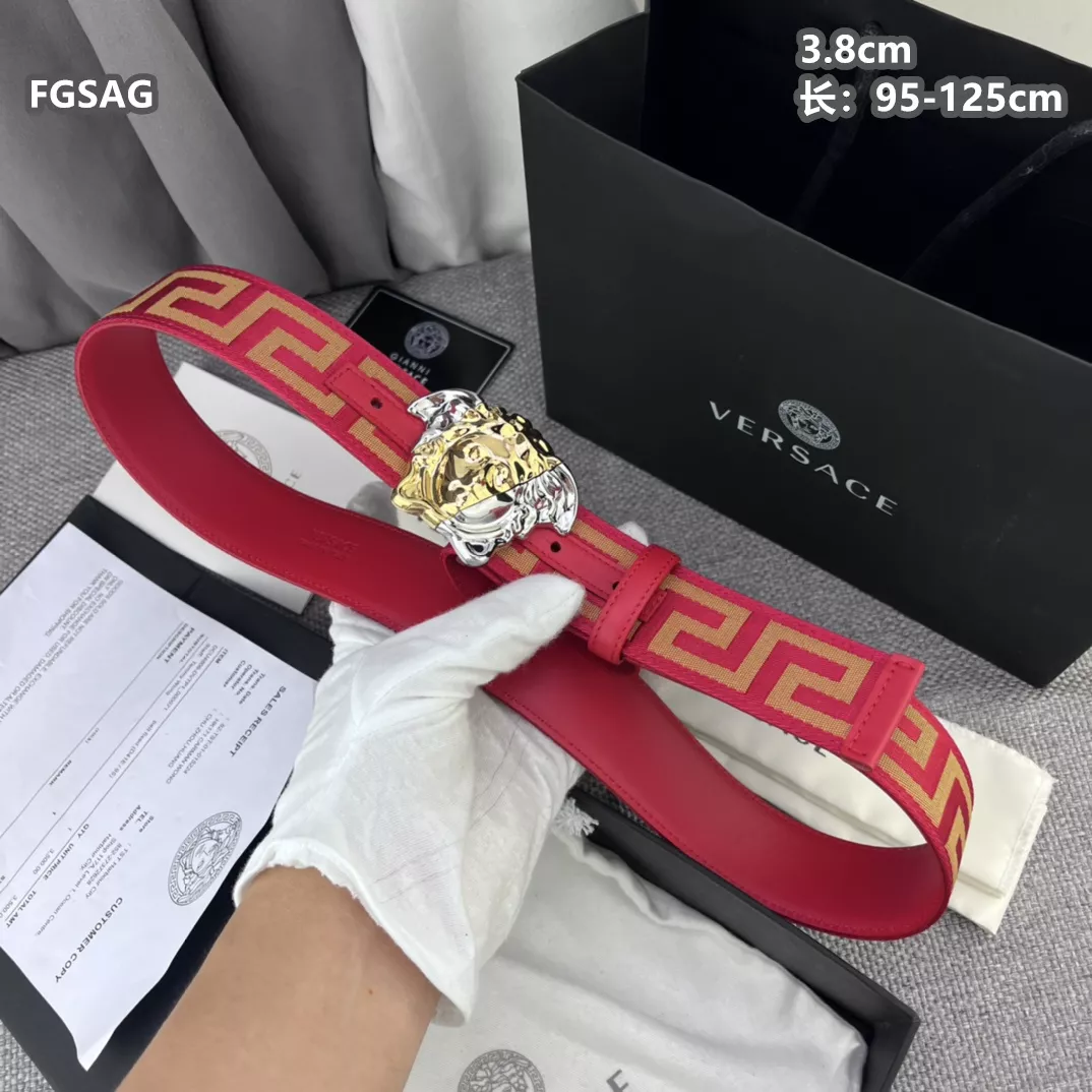 Versace AAA Quality Belts For Unisex Flexible 7359