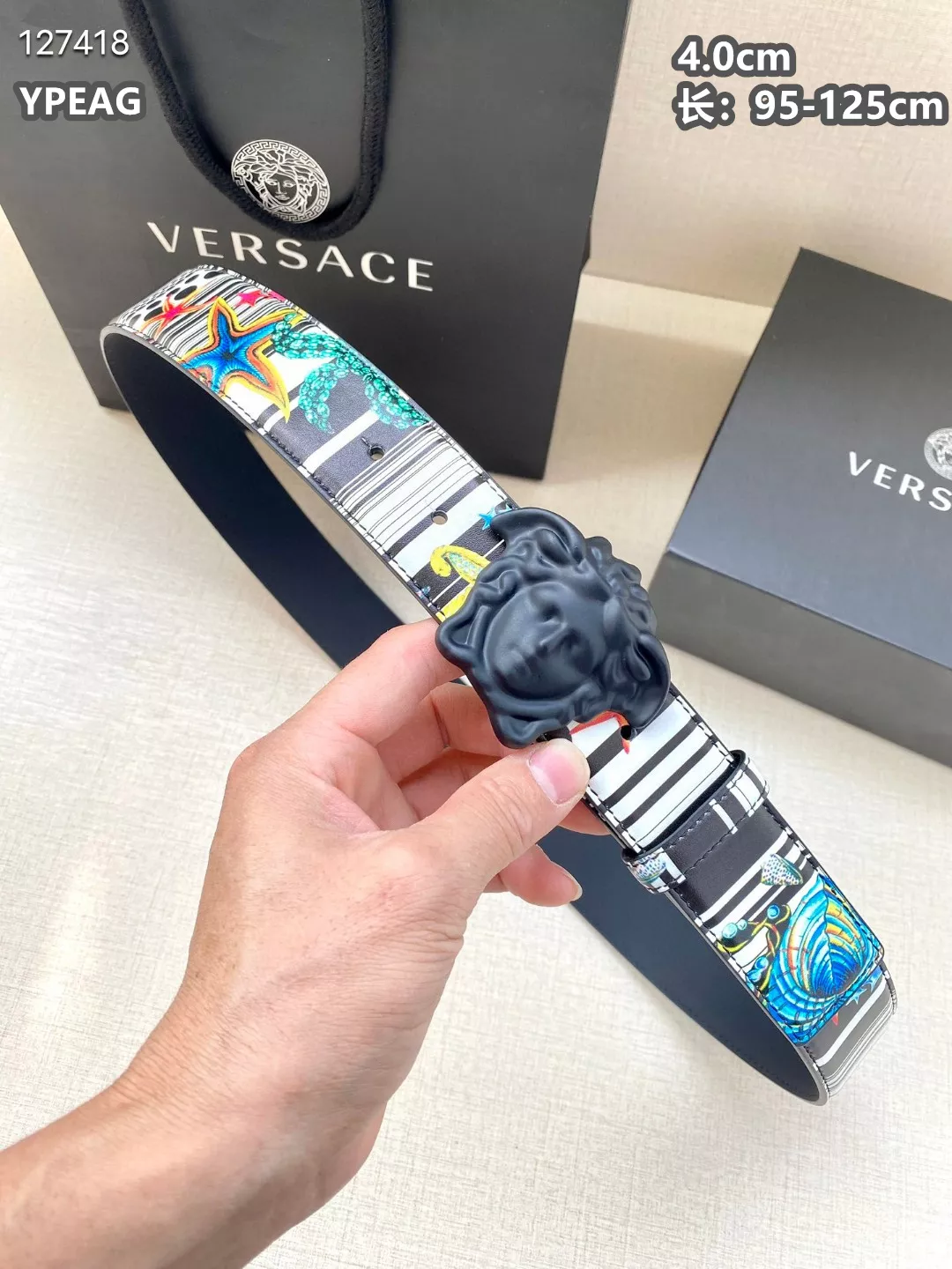 Versace AAA Quality Belts For Unisex Sleek 5236