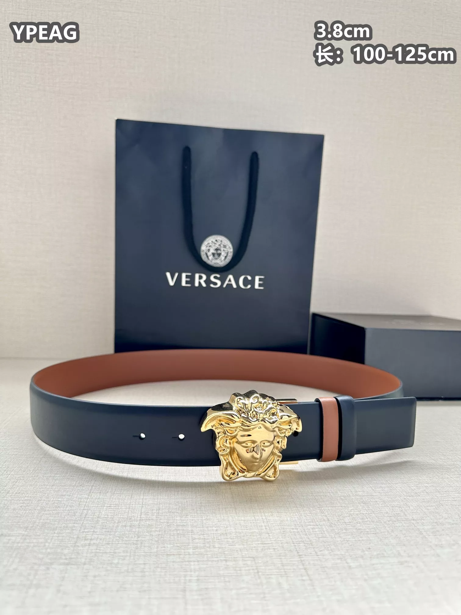 Versace AAA Quality Belts For Unisex Versatile 4142