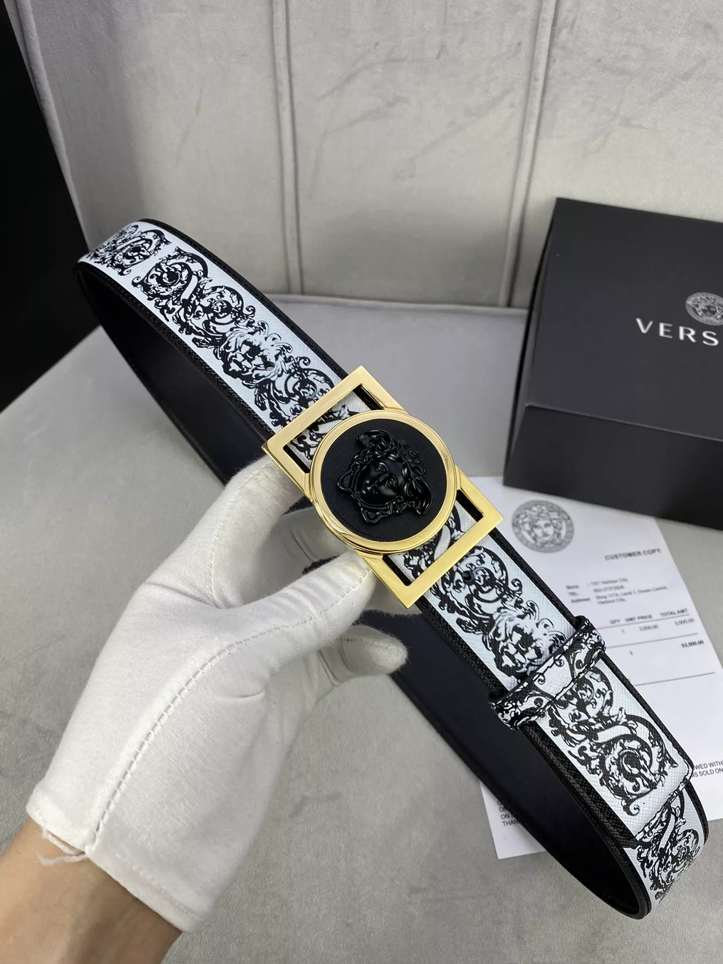 Versace AAA Quality Belts In 4.0cm For Men NewStyle 9066