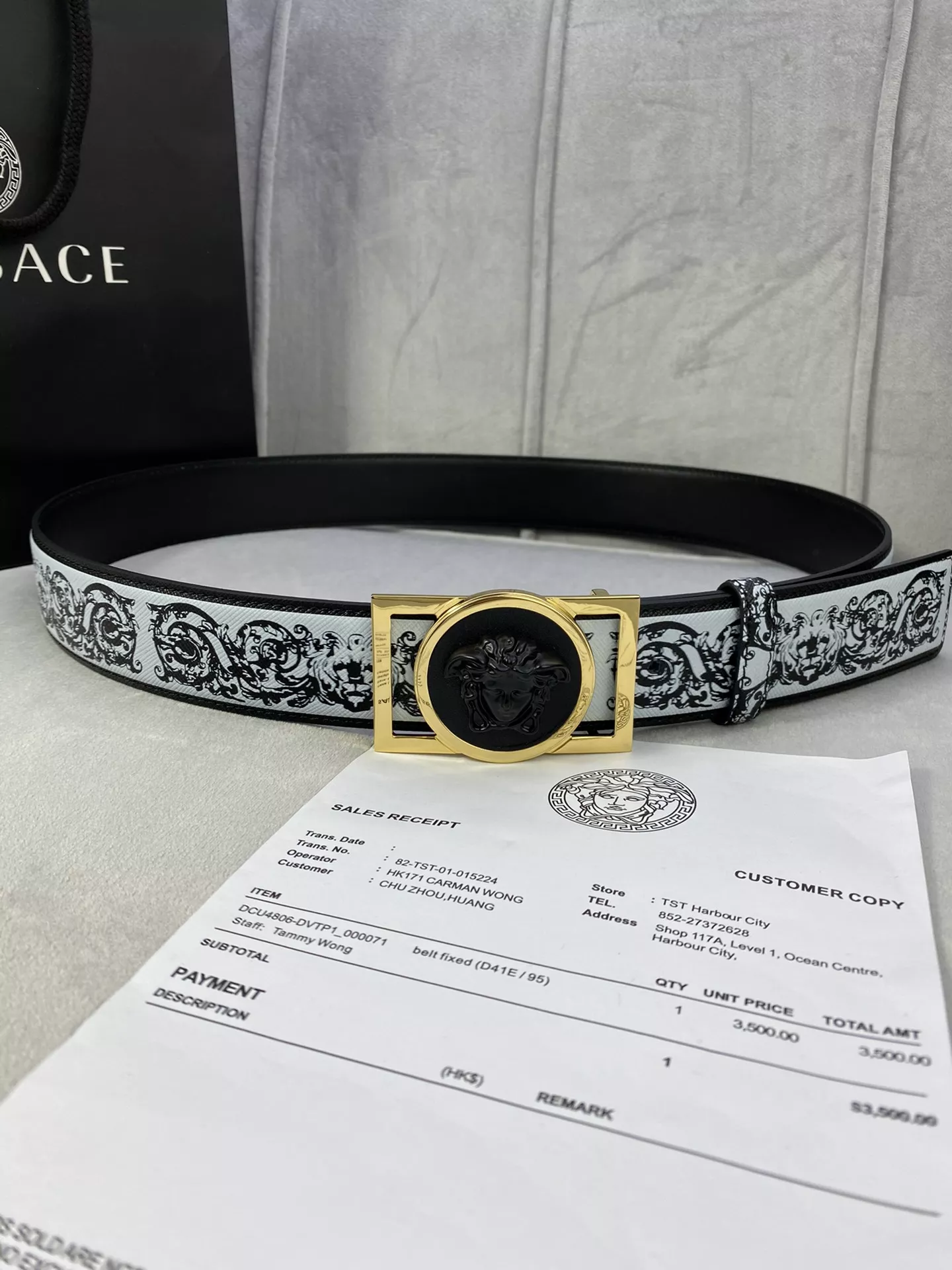 Versace AAA Quality Belts In 4.0cm For Men NewStyle 9066