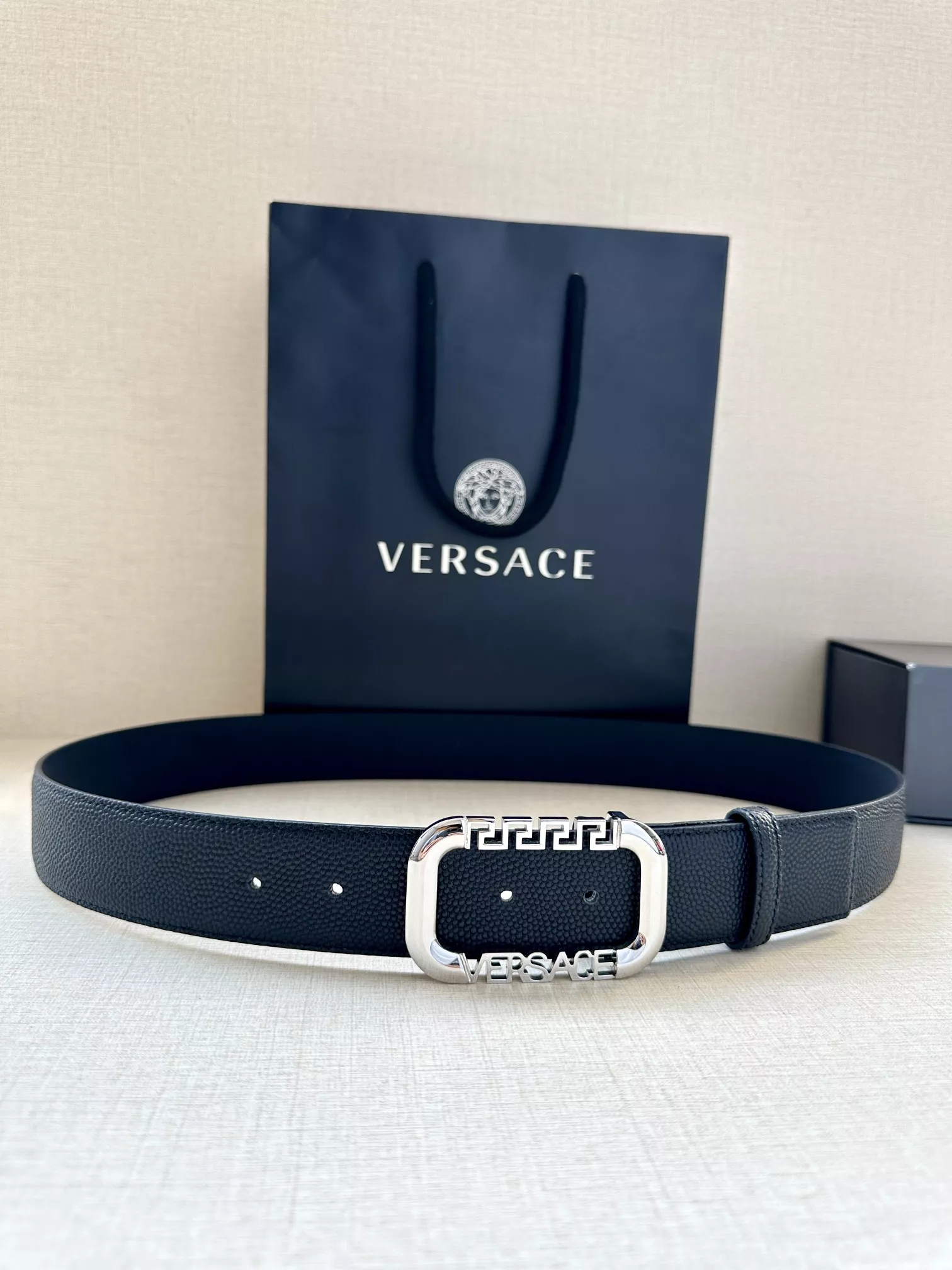 Versace AAA Quality Belts In 4.0cm For Men Sleek 8305