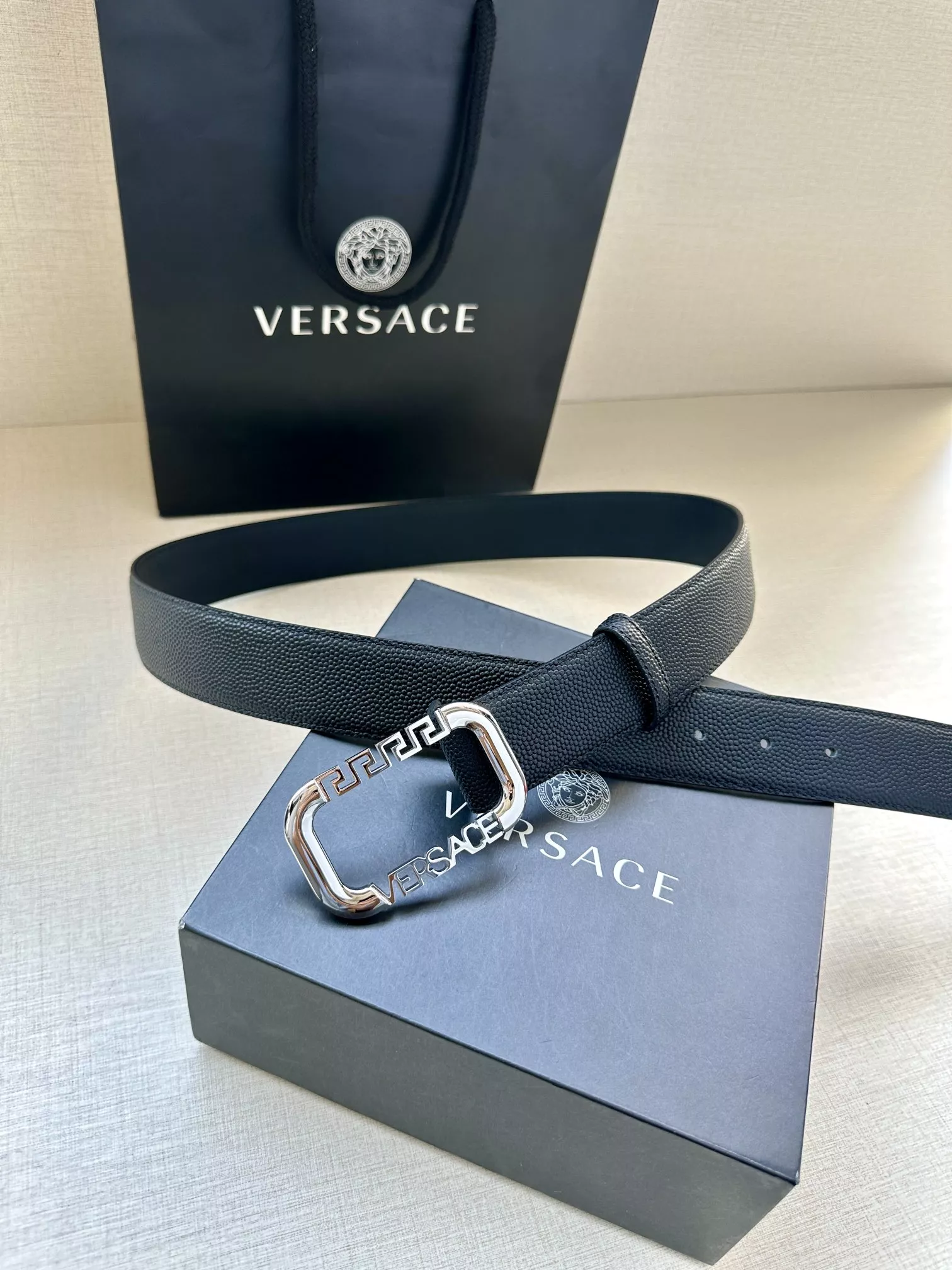 Versace AAA Quality Belts In 4.0cm For Men Sleek 8305