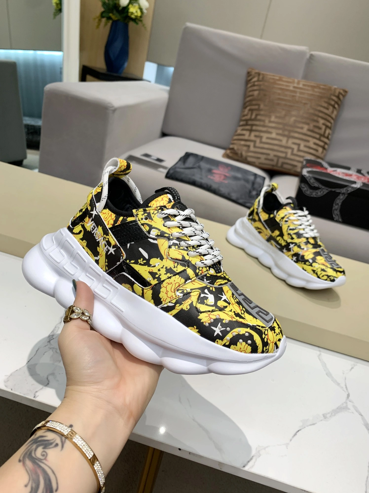 Versace Casual Shoes For Men DailyWear 8308