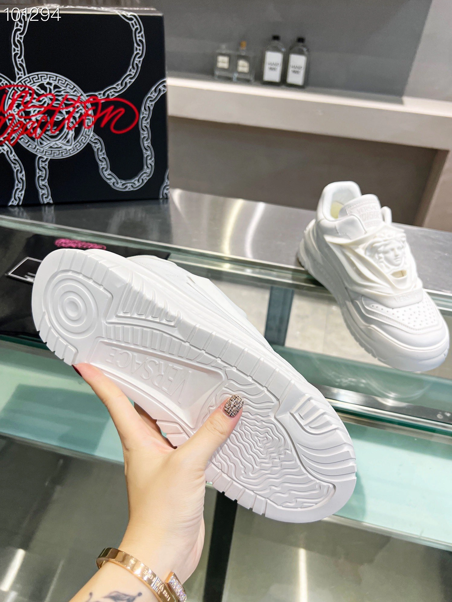 Versace Casual Shoes For Men Fashionable 2114