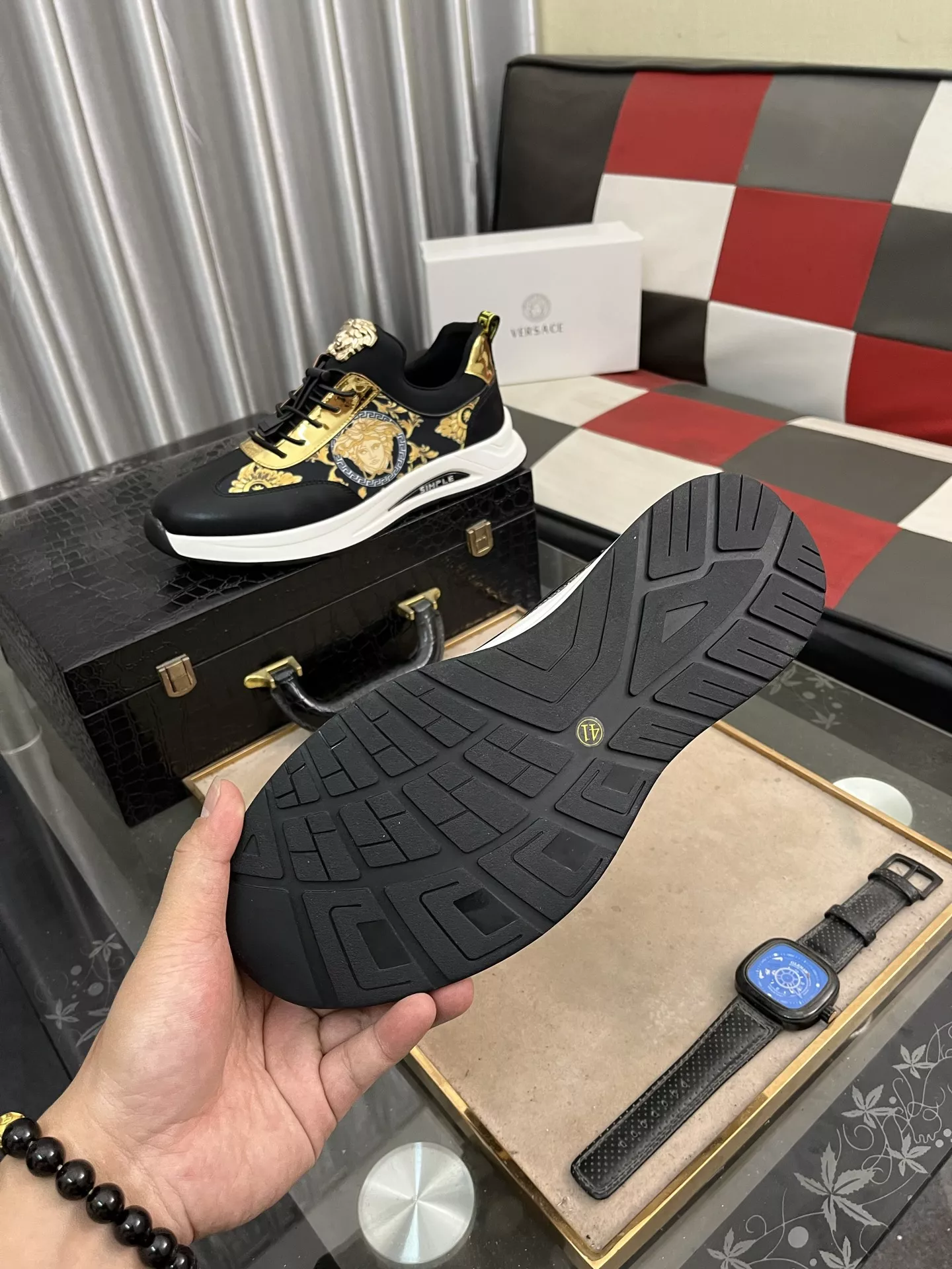 Versace Casual Shoes For Men Trendsetting 7896
